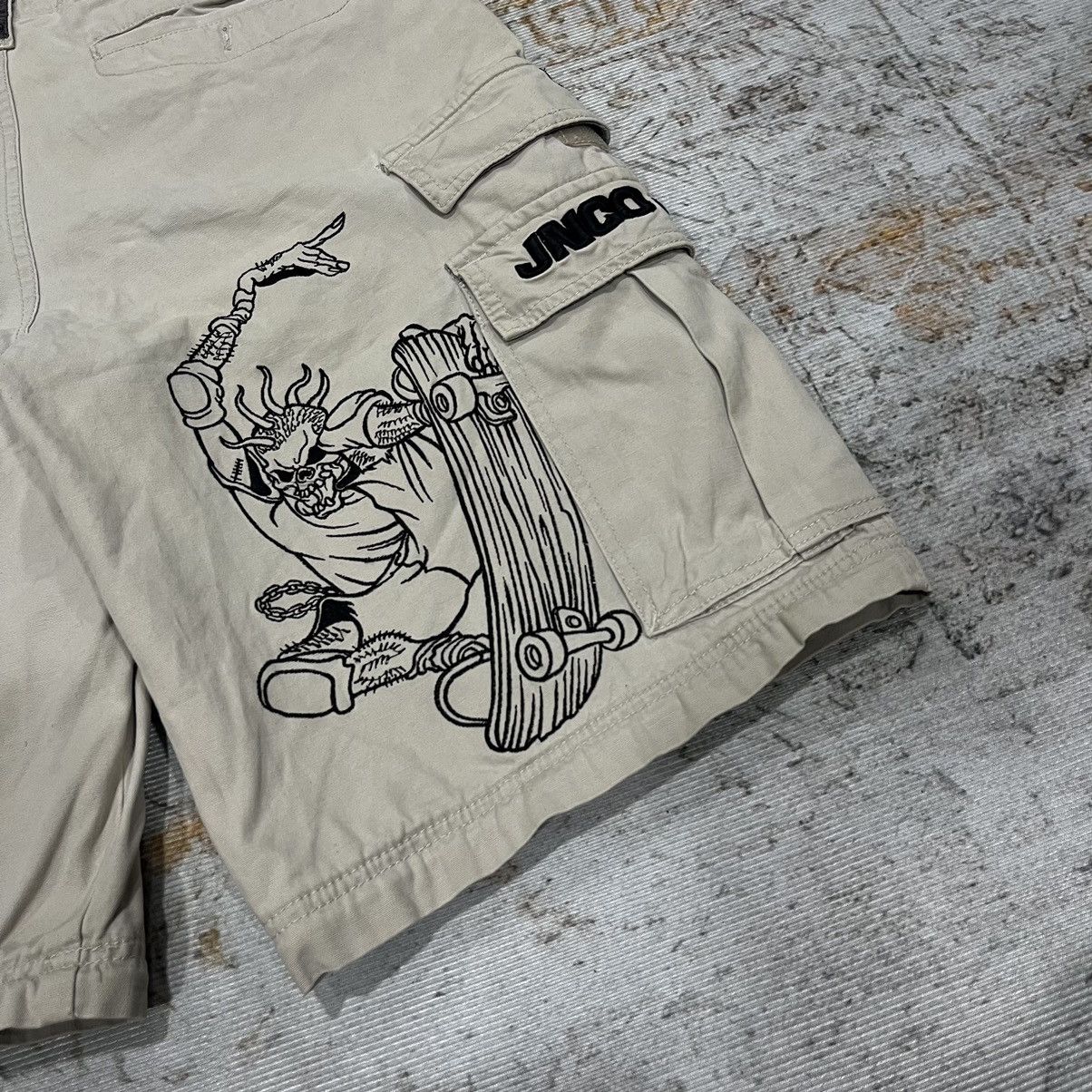 JNCO Rare‼️ Y2K JNCO Monster Skate Bordir Logo Size US 32 / EU 48 - 4 Thumbnail