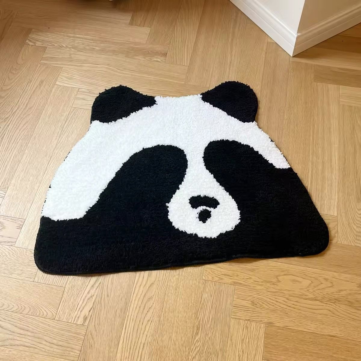 Handmade Panda Funny Printed Bedroom Rug Carpet Size ONE SIZE - 1 Thumbnail