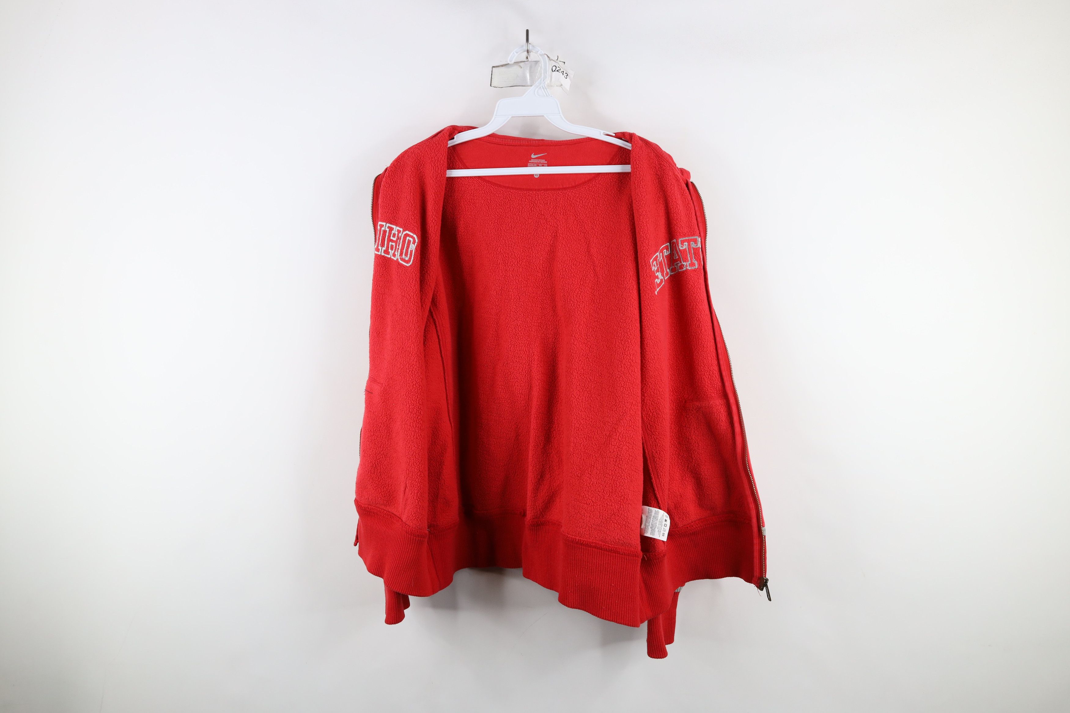 Nike × Vintage Vintage Nike Mini Swoosh Ohio State University Zip Hoodie Size XL / US 12-14 / IT 48-50 - 11 Thumbnail