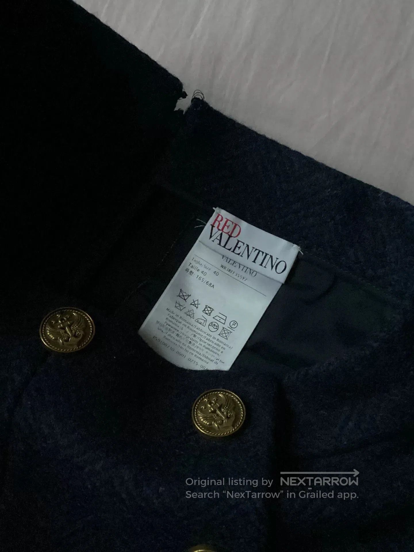 Valentino Red Valentino Wool Coat & Shorts Set. Size US S / EU 44-46 / 1 - 3 Thumbnail