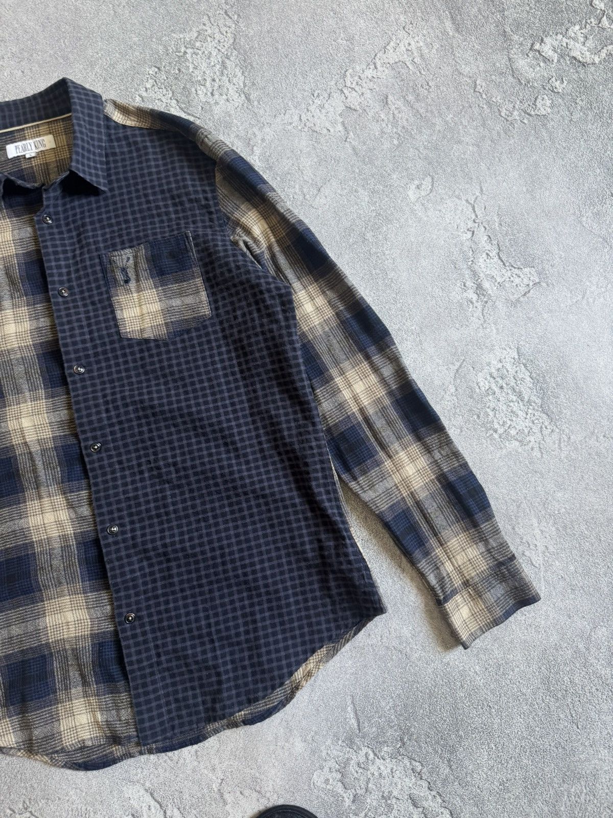 Flannel Pearly King flannel shirt button up long sleeve vintage 00s Size US M / EU 48-50 / 2 - 9 Thumbnail