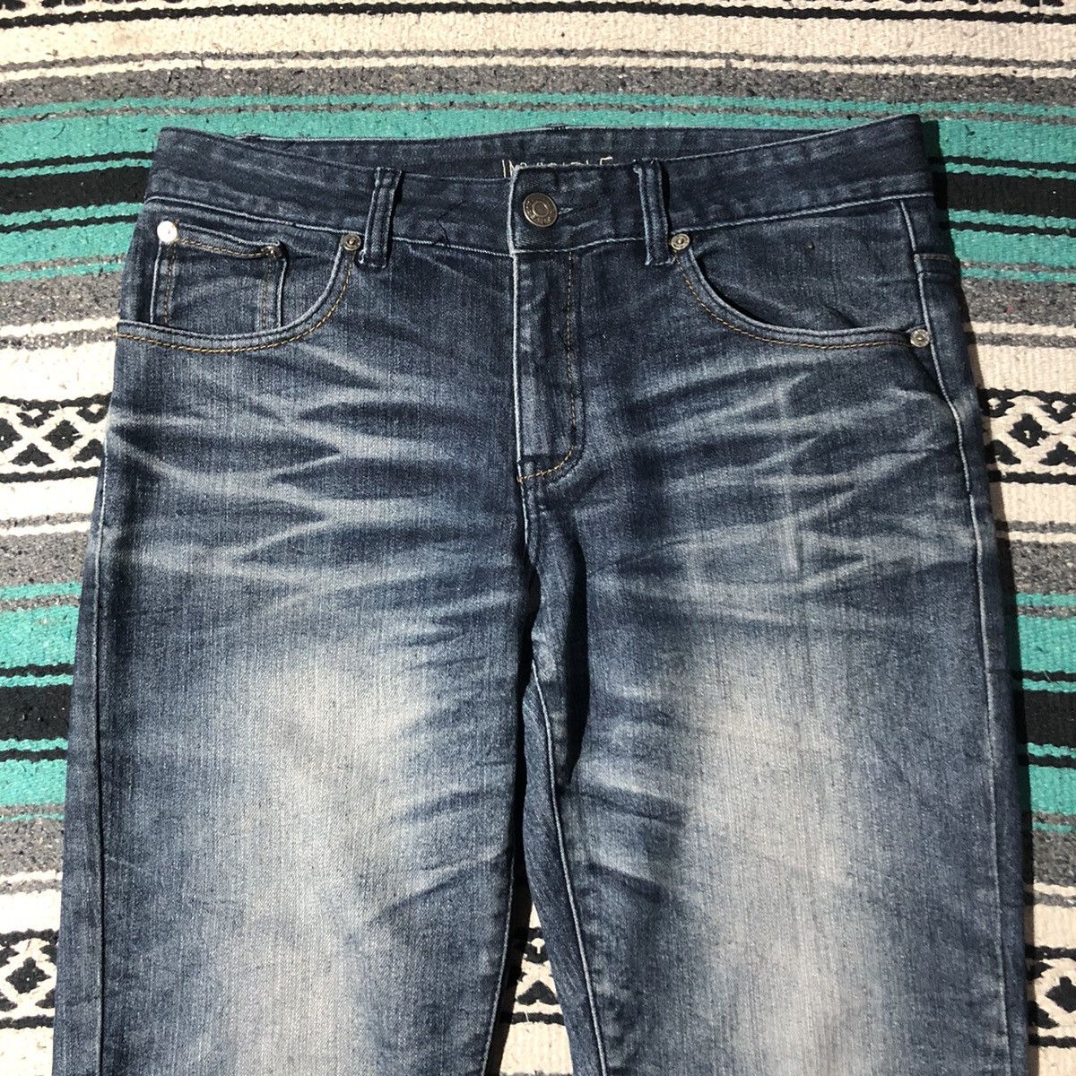Hysteric Glamour Vintage Rick Owens Junya Watanabe Style Washed Denim Size US 32 / EU 48 - 3 Thumbnail