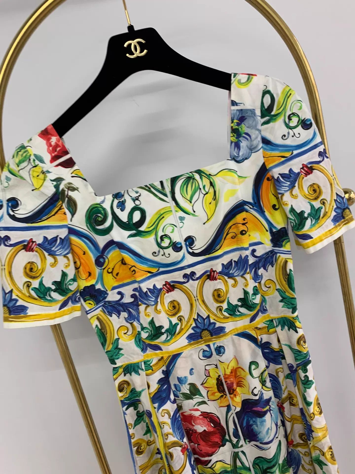 Dolce & Gabbana Dolce&Gabbana Printed Dress Women's 38 New Size XS / US 0-2 / IT 36-38 - 2 Thumbnail