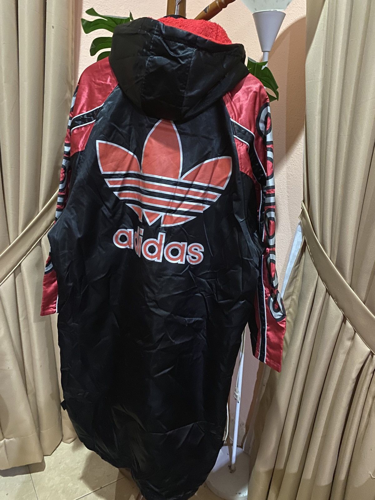 Adidas VINTAGE ADIDAS RUN DMC MASTER JAY RAINCOAT LONG COAT Size US M / EU 48-50 / 2 - 6 Thumbnail