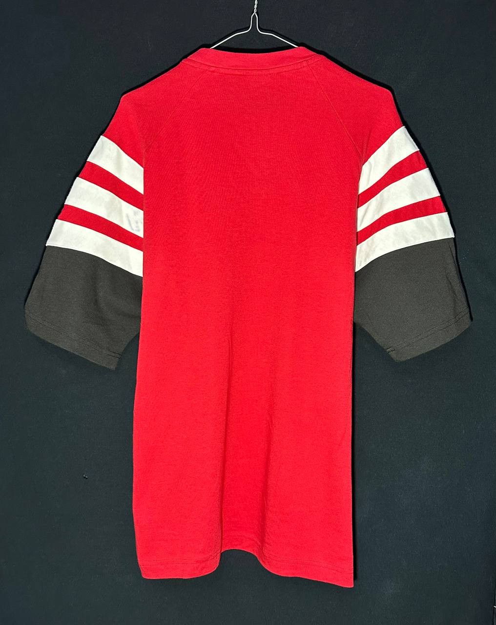 Adidas × Vintage Adidas vintage striped t shirt 80s 90s logo Size US L / EU 52-54 / 3 - 7 Thumbnail
