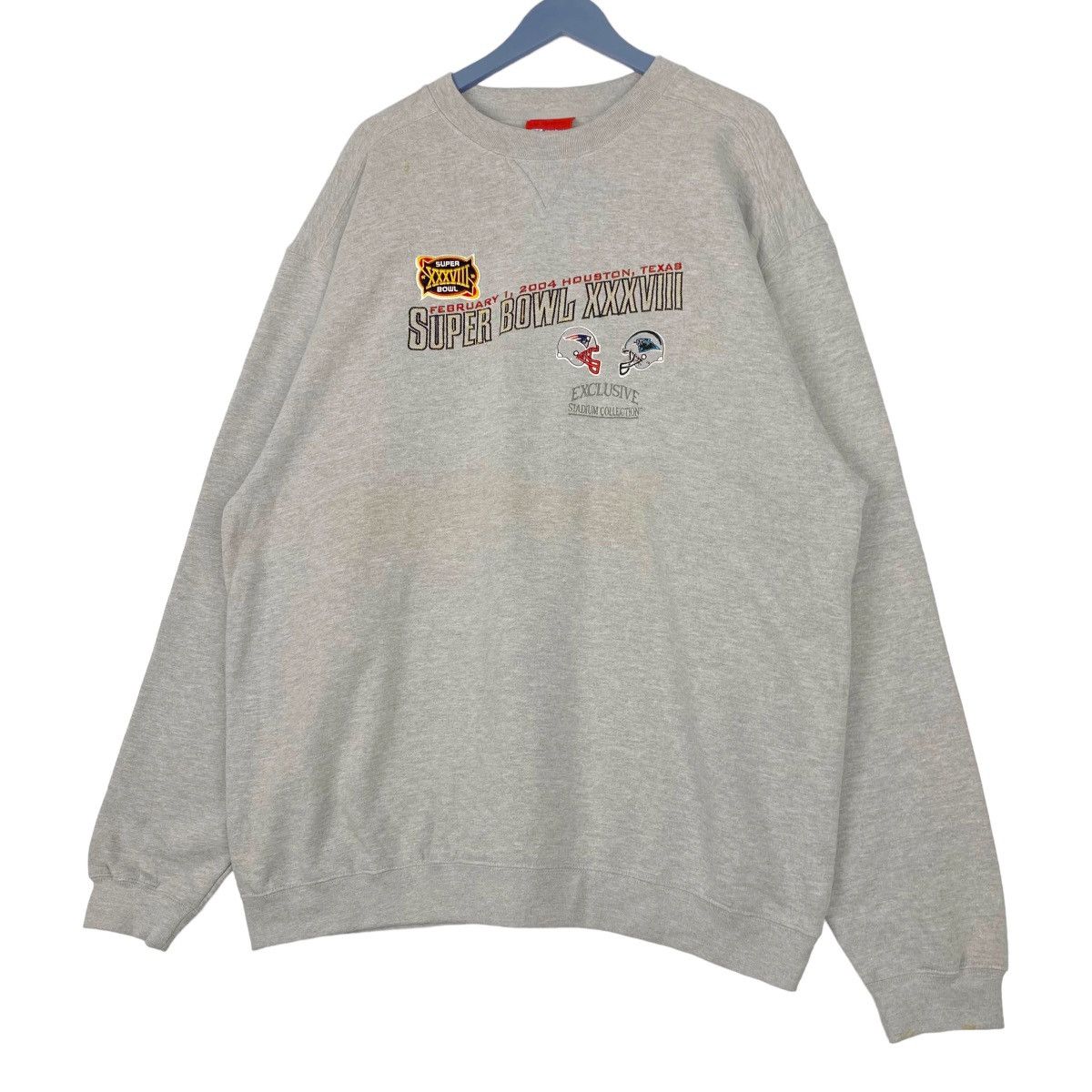 Reebok × Vintage Vintage Reebok Embroidered Crewneck Sweatshirt Gray Pullover Size US XXL / EU 58 / 5 - 2 Thumbnail