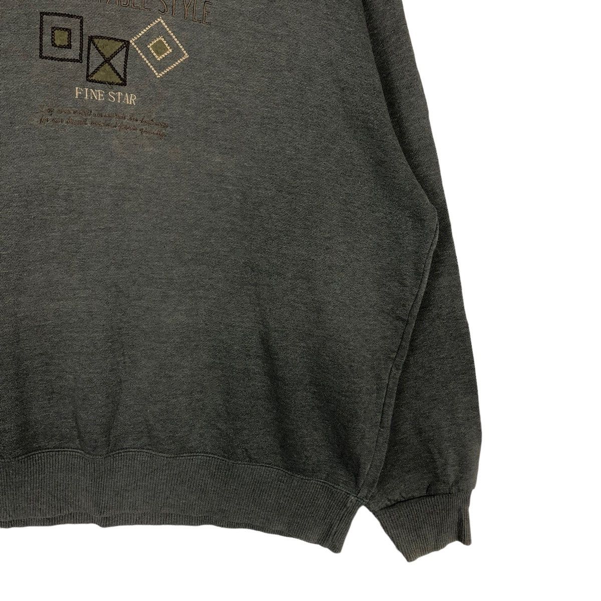 Japanese Brand × Vintage 🔥VINTAGE SWEATSHIRT CREWNECK FINE STAR ISSEY MIYAKE Size US L / EU 52-54 / 3 - 5 Thumbnail