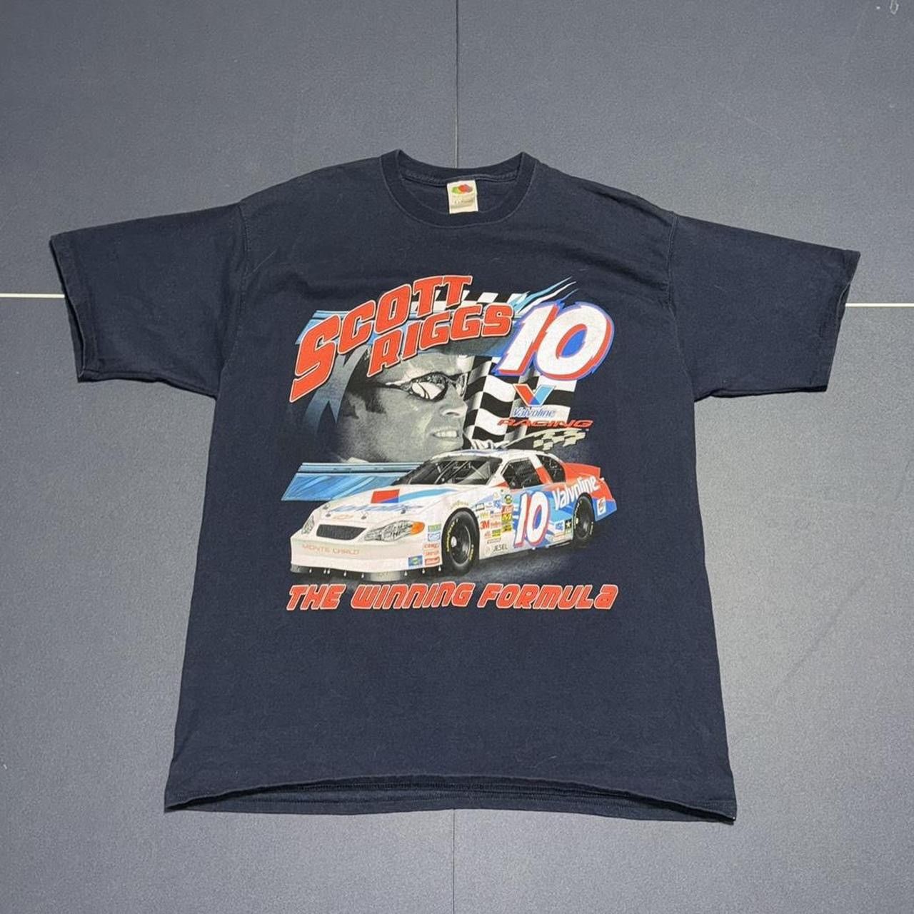 NASCAR × Vintage Vintage 2004 Valvoline Scott Riggs Racing Nascar Shirt Size US XL / EU 56 / 4 - 1 Thumbnail