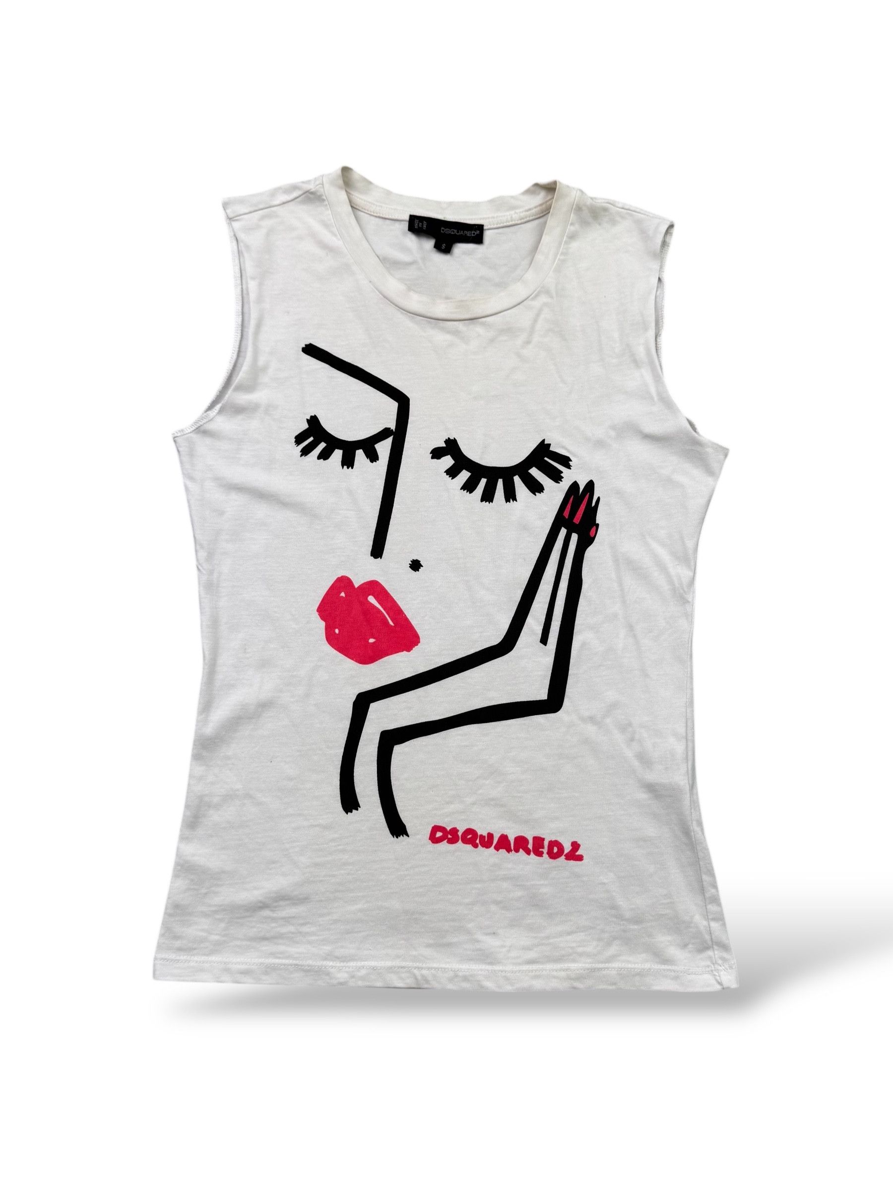 Dsquared2 Dsquared2 Vintage Tank Top (V9) Size S / US 4 / IT 40 - 1 Thumbnail