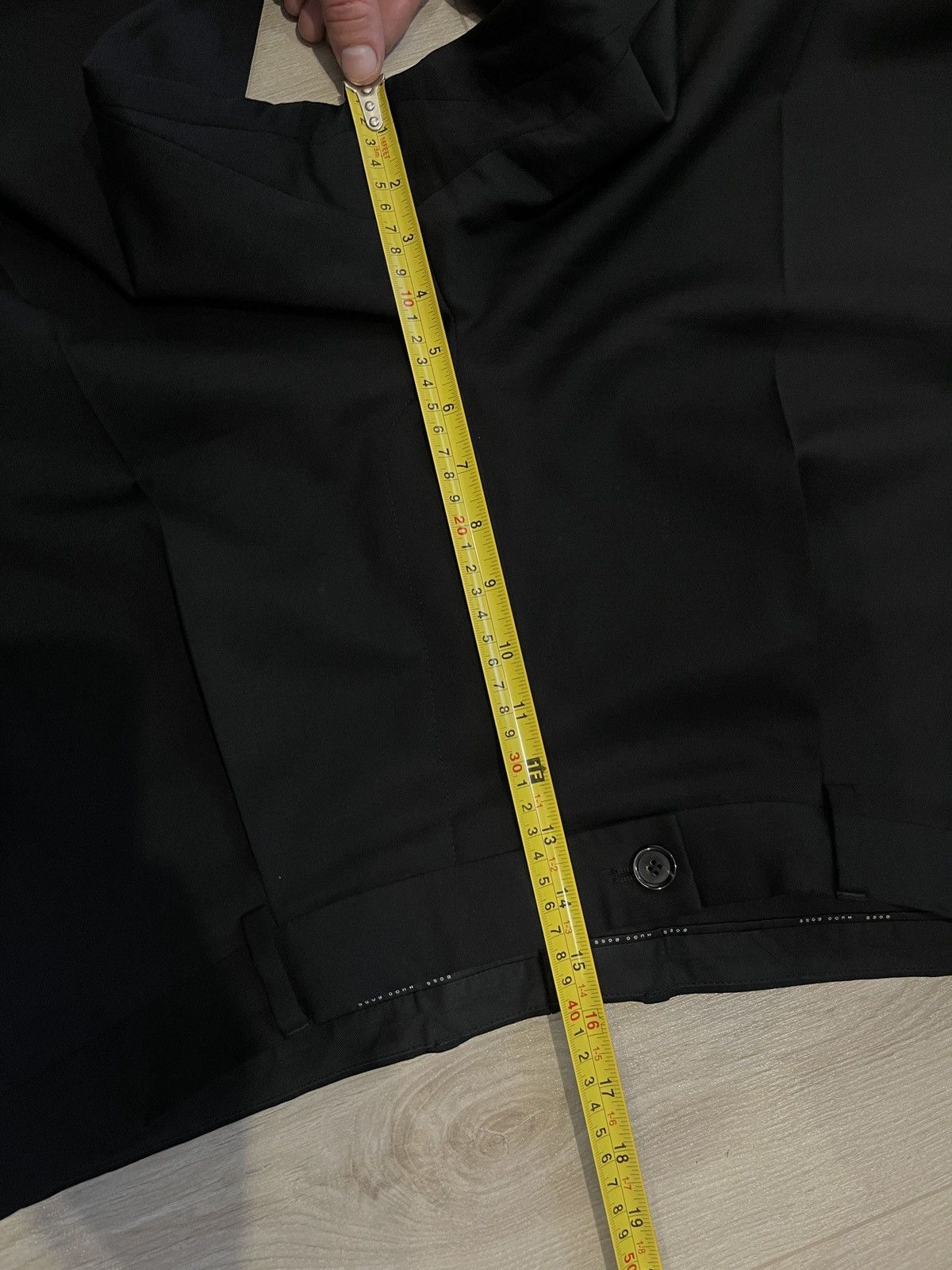 Hugo Boss Hugo Boss "Hooker" Black Wool Trousers - Super 100 W38 Size 44L - 14 Thumbnail