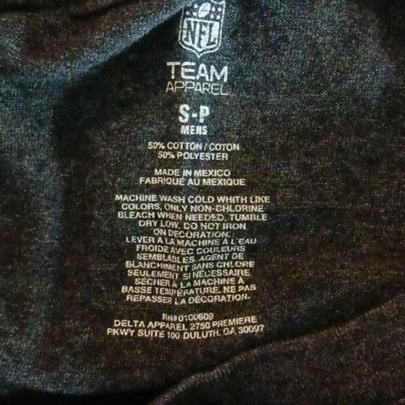 NFL NFL Pittsburgh Steelers T Shirt Gray Graphic Print Size S Size US S / EU 44-46 / 1 - 5 Thumbnail