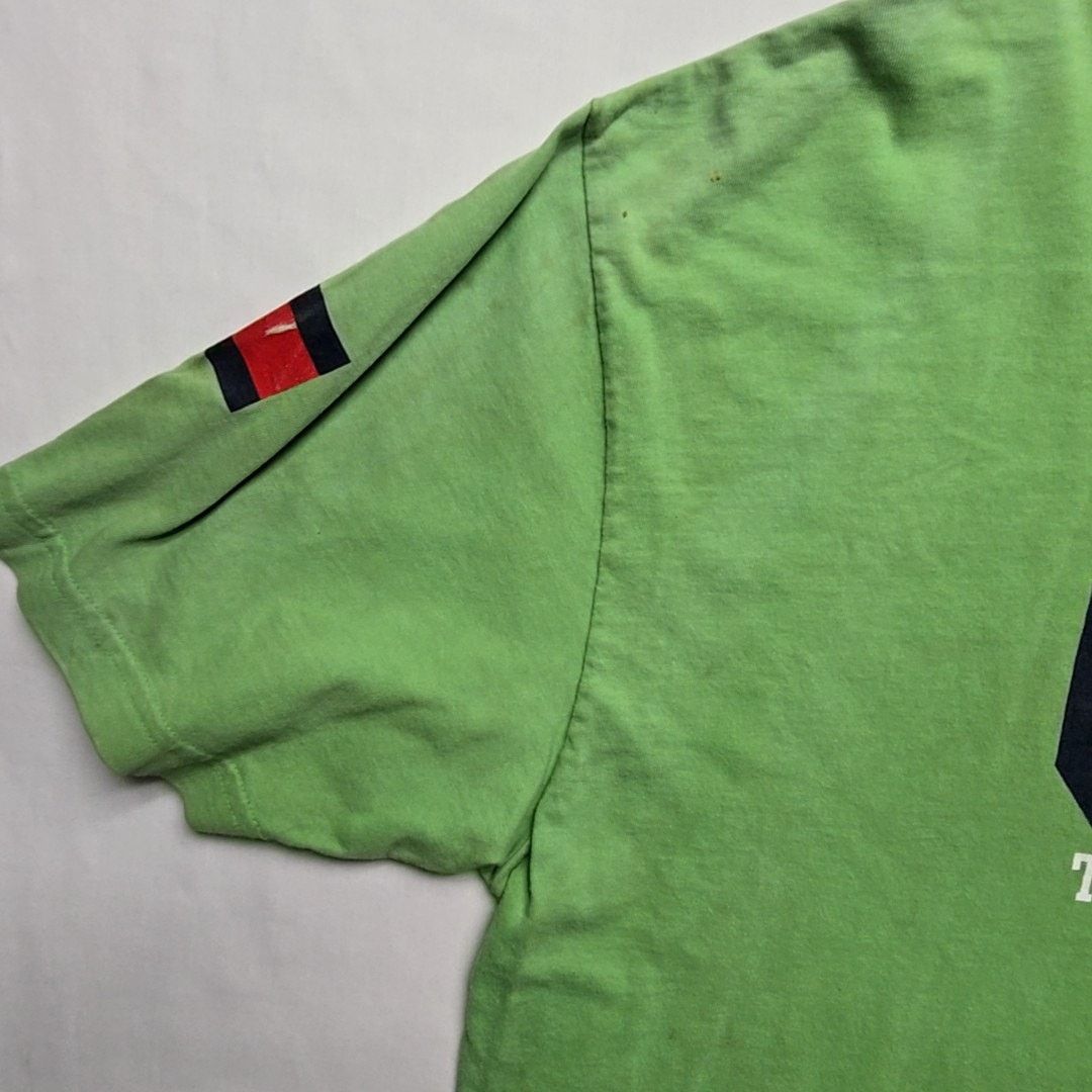 Tommy Jeans Tommy Jeans Graphic Tee Green Logo 85 Paint Stains L Shirt Size US L / EU 52-54 / 3 - 3 Thumbnail