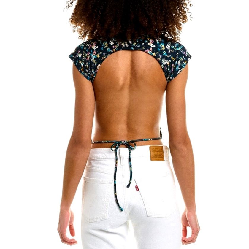 Isabel Marant Isabel Marant Étoile Juvia Totally Backless Top Teal 38 (8) Size M / US 6-8 / IT 42-44 - 2 Thumbnail