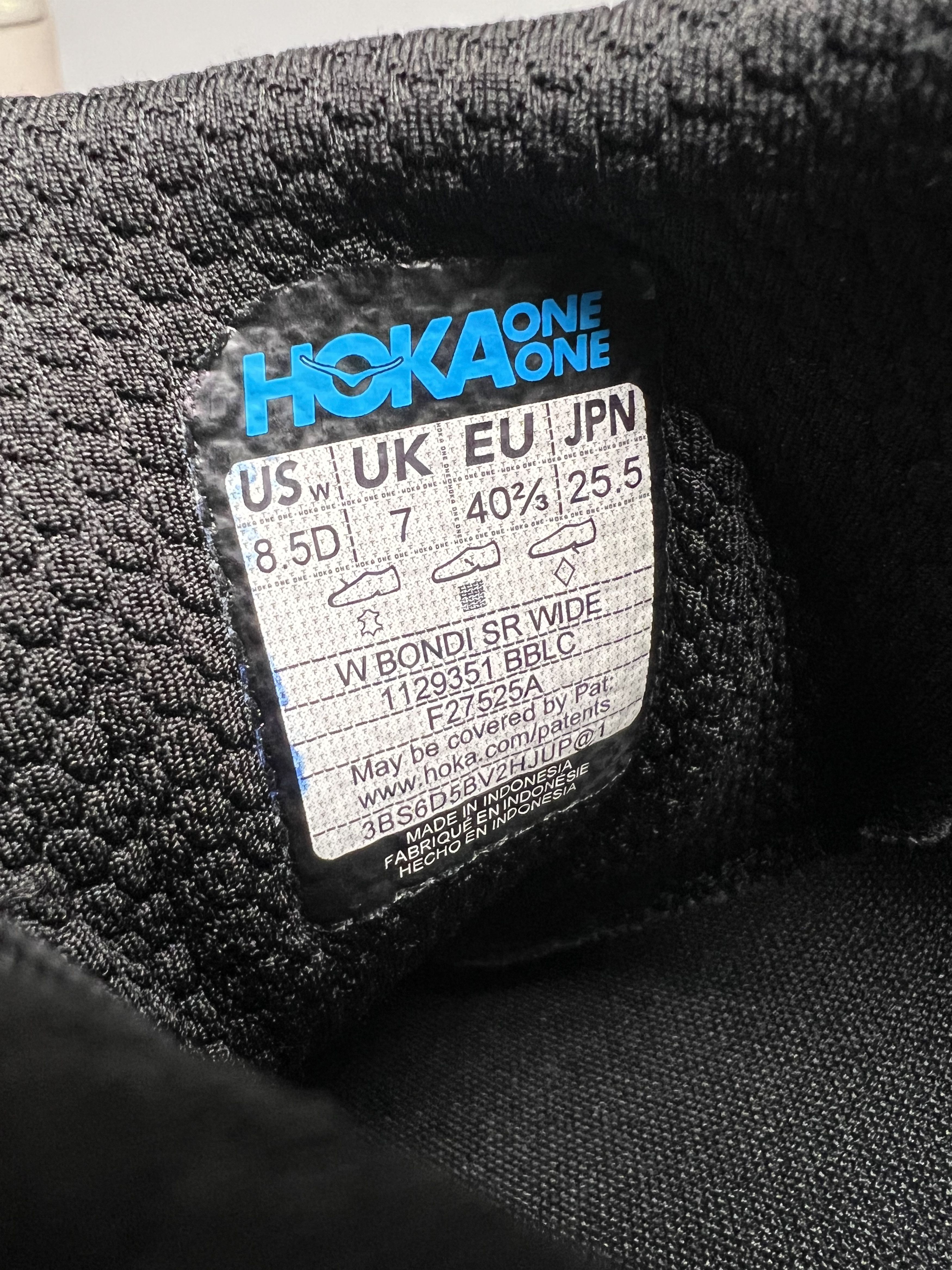 Hoka 8.5D Hoka One One Bondi SR Wide Running Shoes Walking Size US 8.5 / IT 38.5 - 10 Thumbnail
