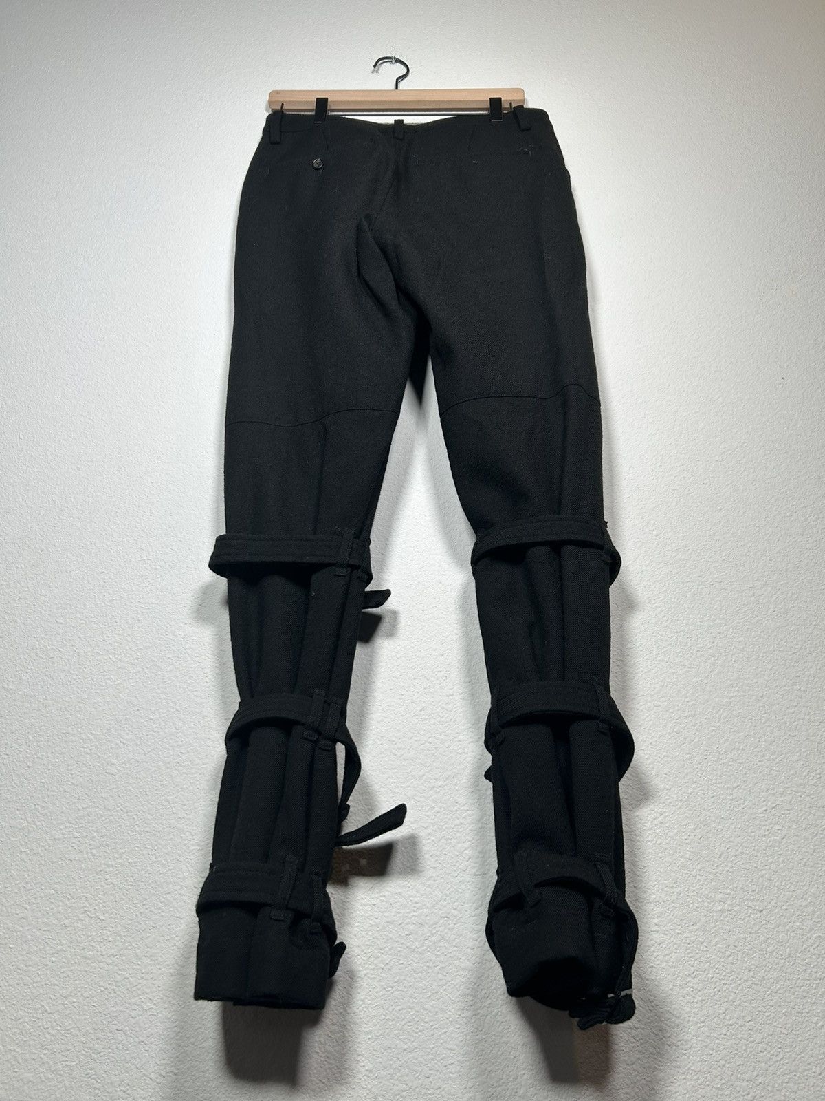 Issey Miyake 04’-05’ wool bondage, parachute trousers Size US 30 / EU 46 - 2 Thumbnail