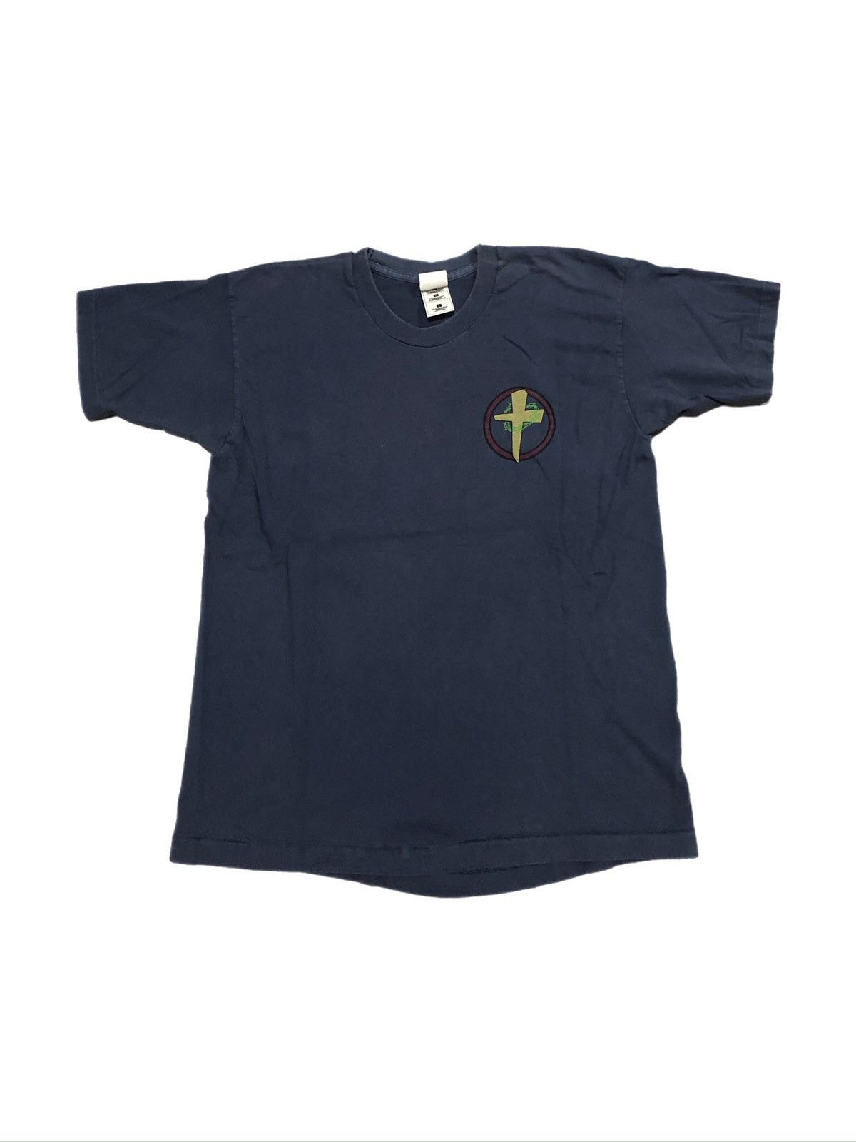 Fruit Of The Loom × Vintage 90s Wearthis Christian Jesus Tee Size US L / EU 52-54 / 3 - 2 Thumbnail