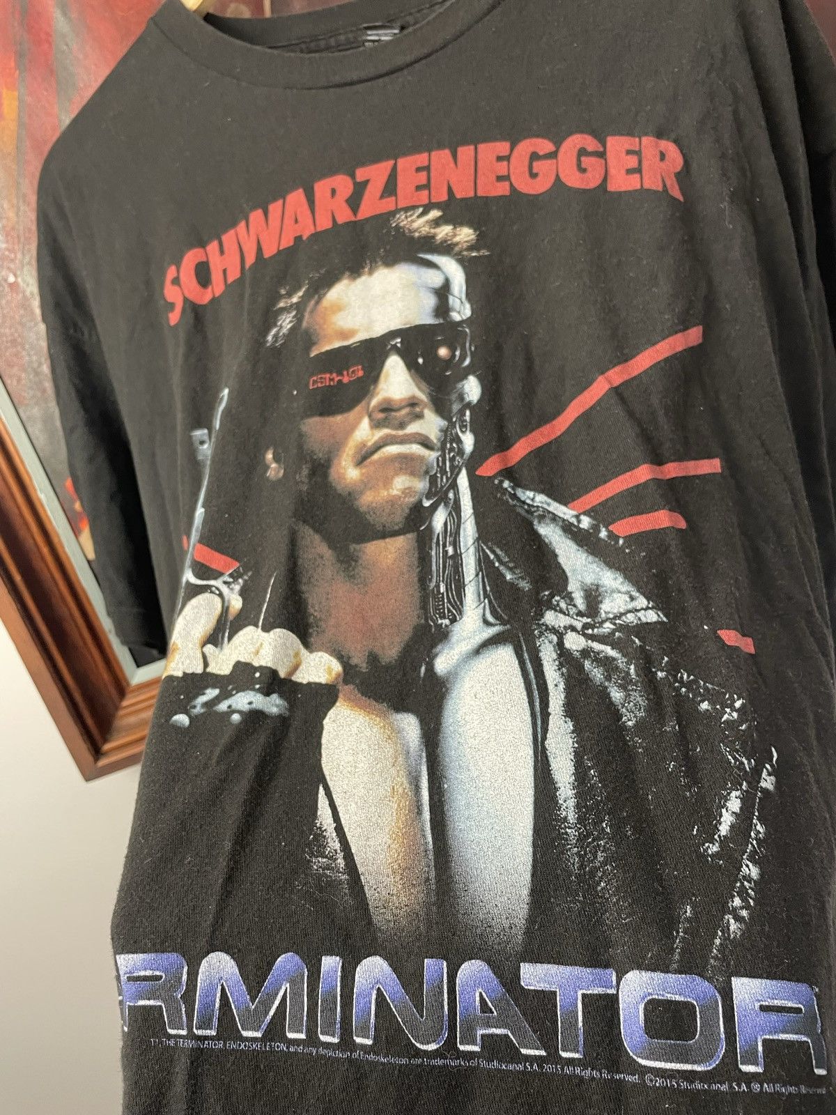 Vintage Terminator 2015 vintage t-shirt Arnold Schwarzenegger Movie Size US XXL / EU 58 / 5 - 2 Thumbnail