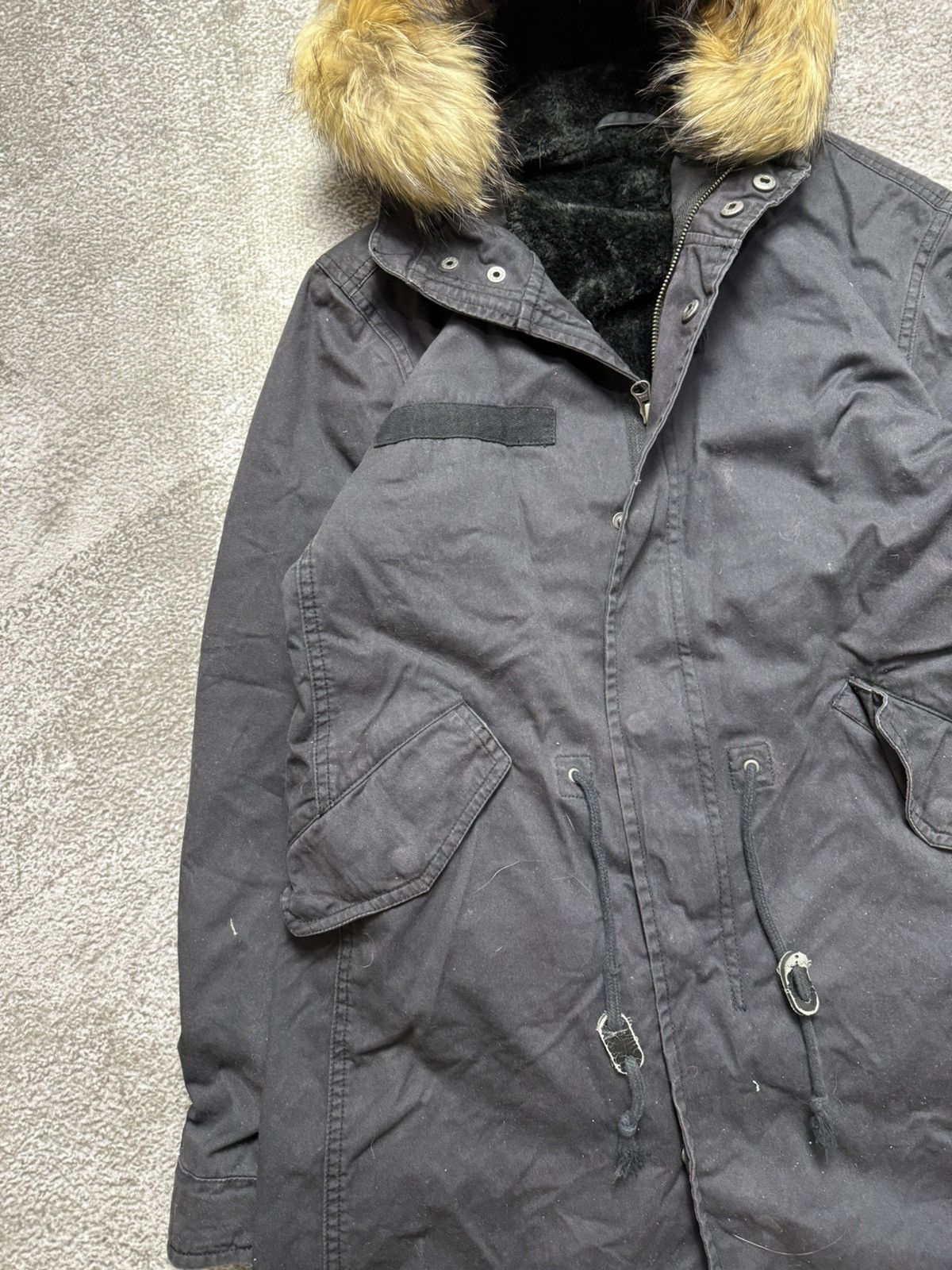 14th Addiction Faux fur hoodie parka style ifsixwasnine lgb Size US M / EU 48-50 / 2 - 6 Thumbnail