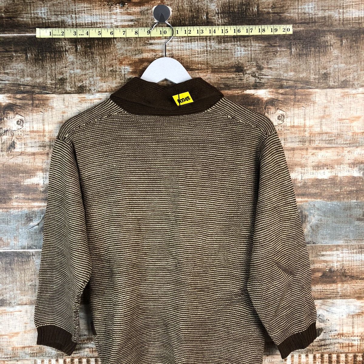 Homespun Knitwear × Japanese Brand Japanese Brand Brown Cardigan Knitwear #A2208 Size M / US 6-8 / IT 42-44 - 11 Thumbnail