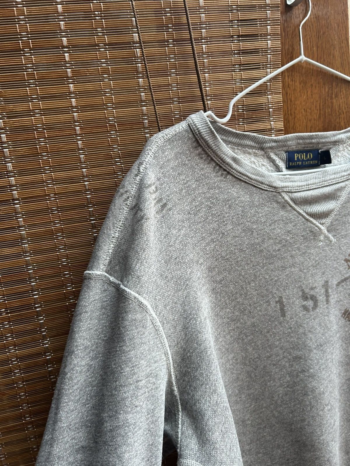 Polo Ralph Lauren Polo Ralph Lauren Norfolk Marine Stencil Double V Sweatshirt Size US L / EU 52-54 / 3 - 4 Thumbnail