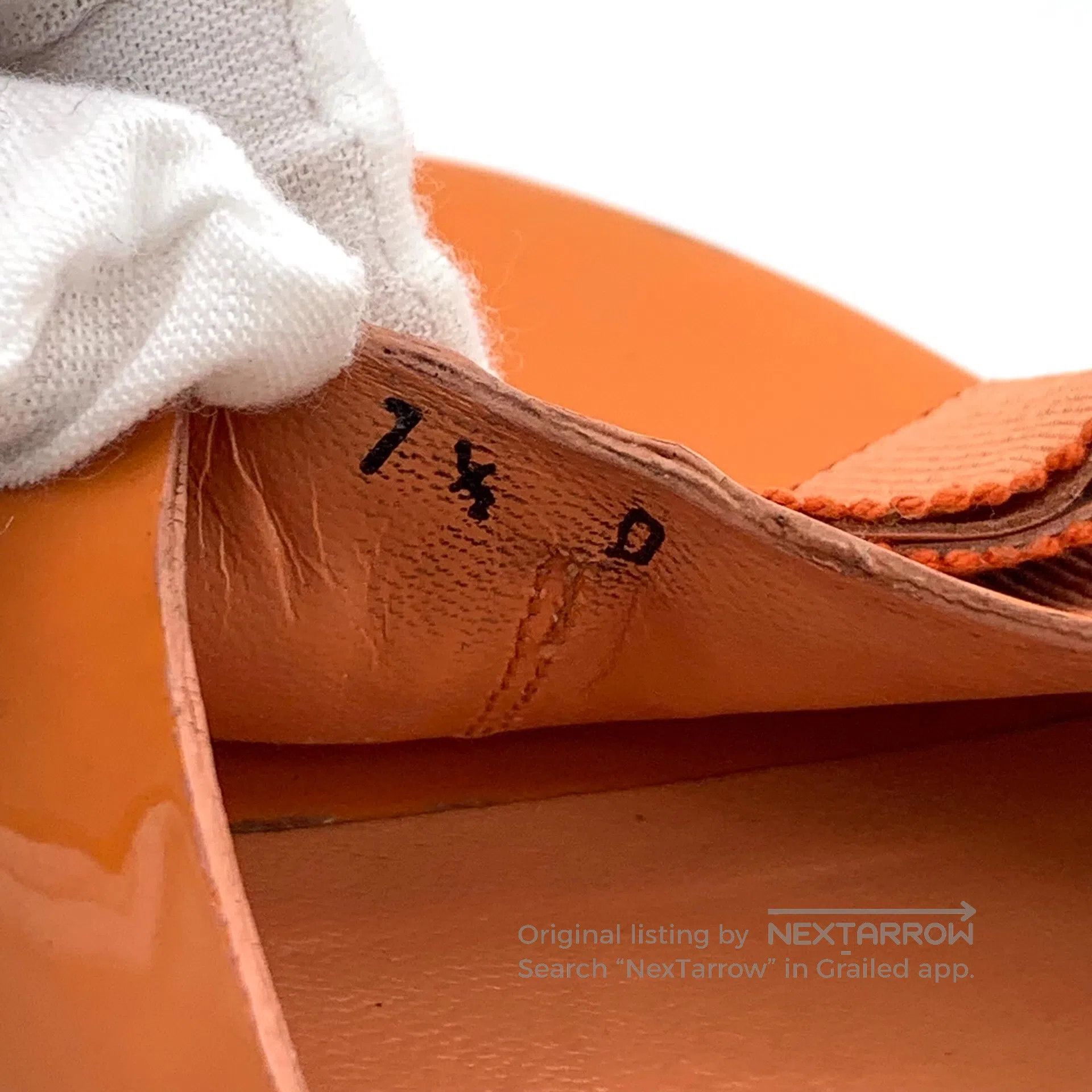 Salvatore Ferragamo Salvatore Ferragamo Orange bow one-strap high wedge sandal Size US 7 / IT 37 - 7 Thumbnail