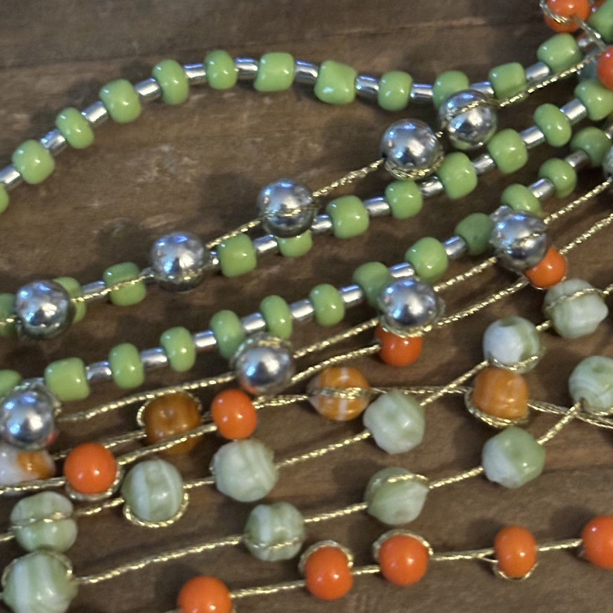 Other Multicolor layered multi strand bead necklace Size ONE SIZE - 4 Thumbnail