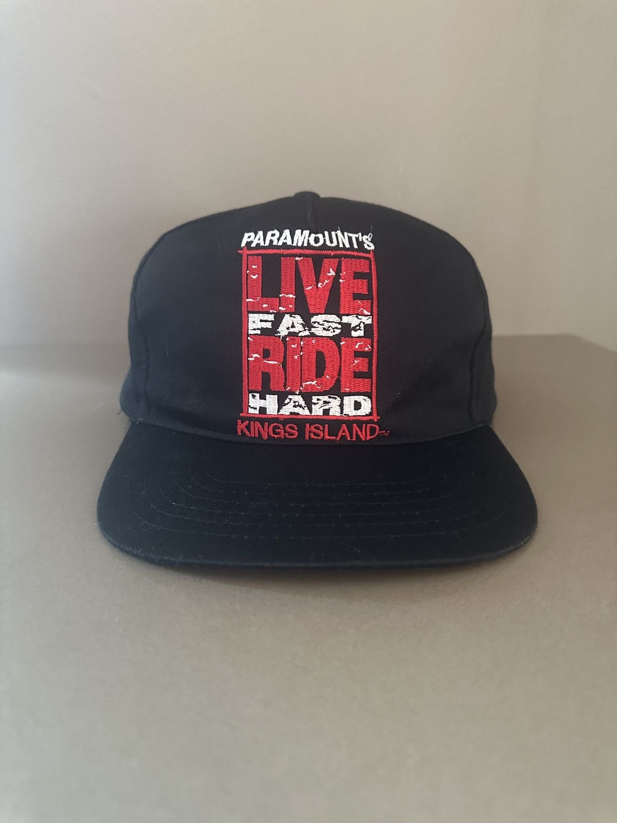 Japanese Brand Vintage Paramount Live Fast Ride Hard Snapback Hat Size ONE SIZE - 1 Thumbnail