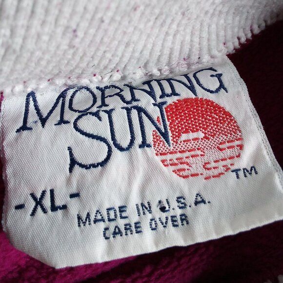 Vintage Vintage Morning Sun Teddy Bears Collared Sweatshirt Size XL / US 12-14 / IT 48-50 - 4 Thumbnail