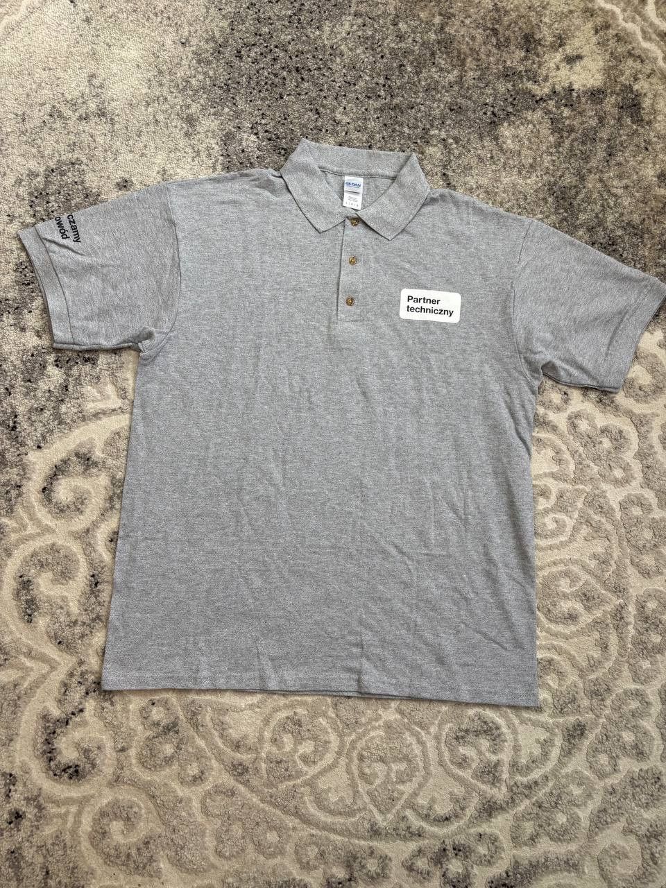 Gildan Gildan Ultra Cotton Grey Polo "Partner Techniczny" Size L Size US L / EU 52-54 / 3 - 6 Thumbnail
