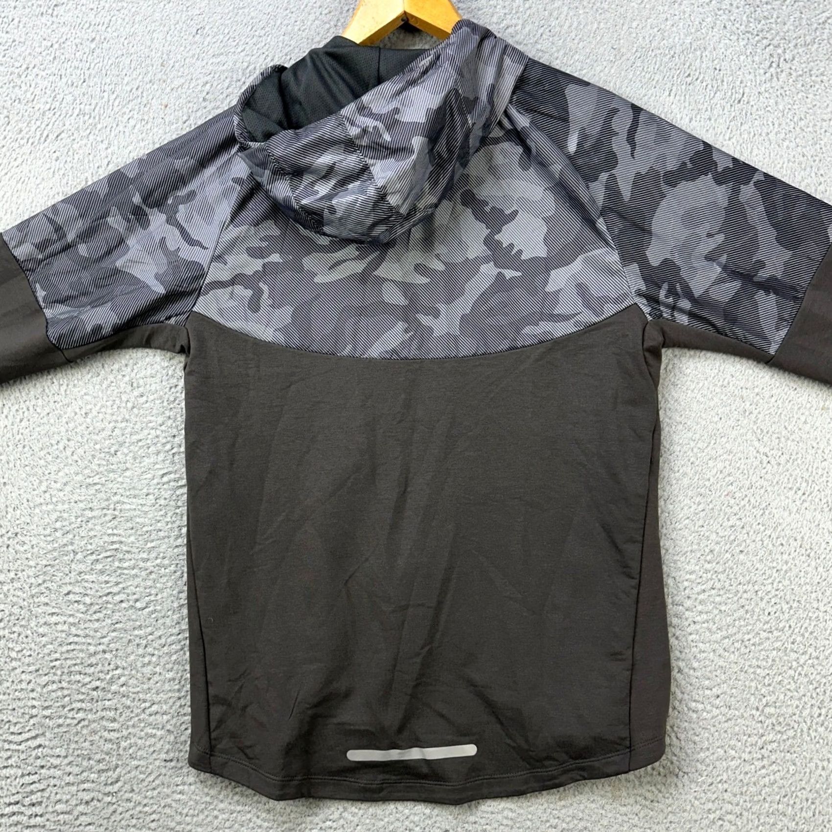 Nike Nike Dri-FIT Running Jacket Full Zip Hoodie Womens Medium Blue Camouflage Pocket Size M / US 6-8 / IT 42-44 - 2 Thumbnail