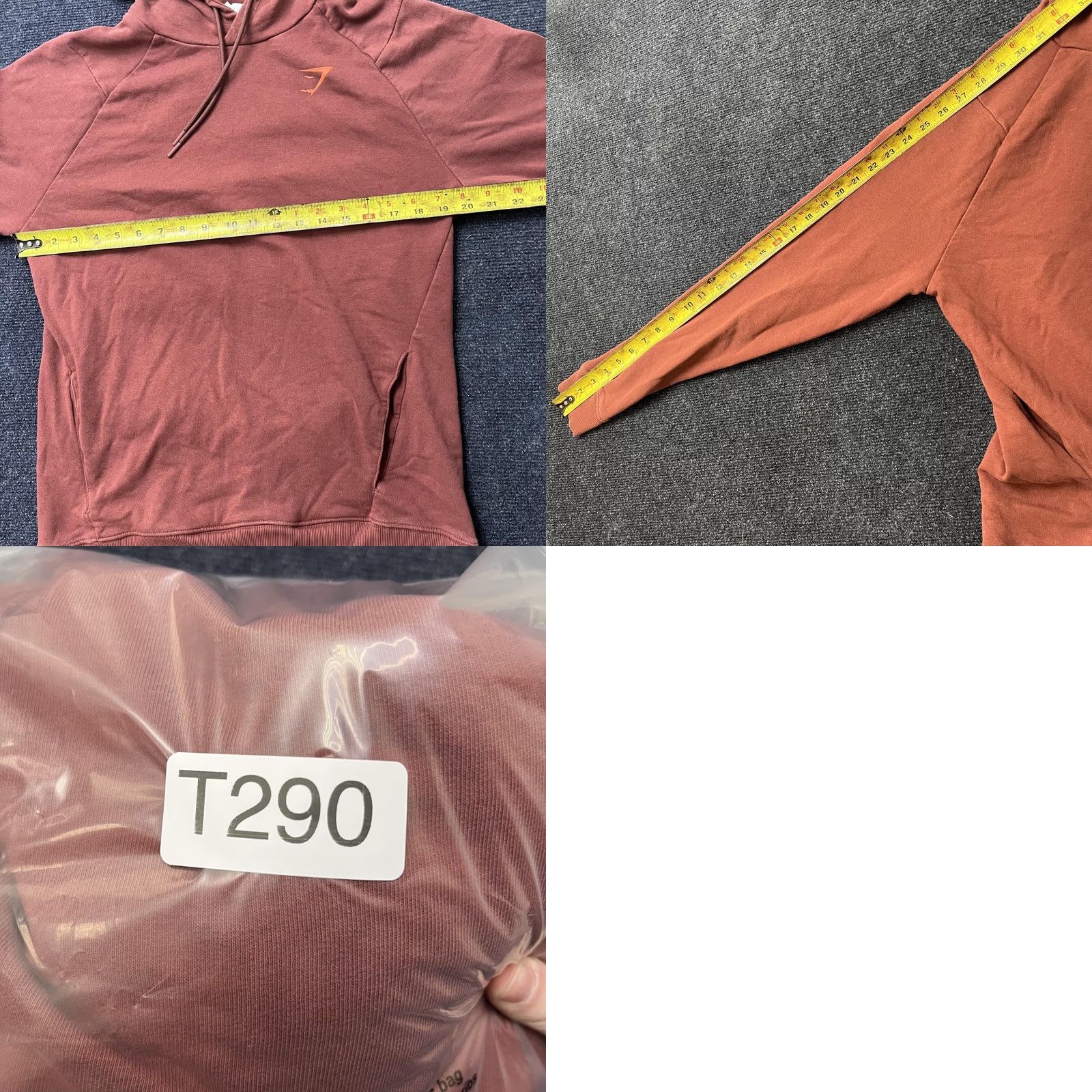 Gymshark Gymshark Hoodie Mens M Orange Pullover Logo Graphic Sweatshirt Gym Training Size US M / EU 48-50 / 2 - 8 Thumbnail