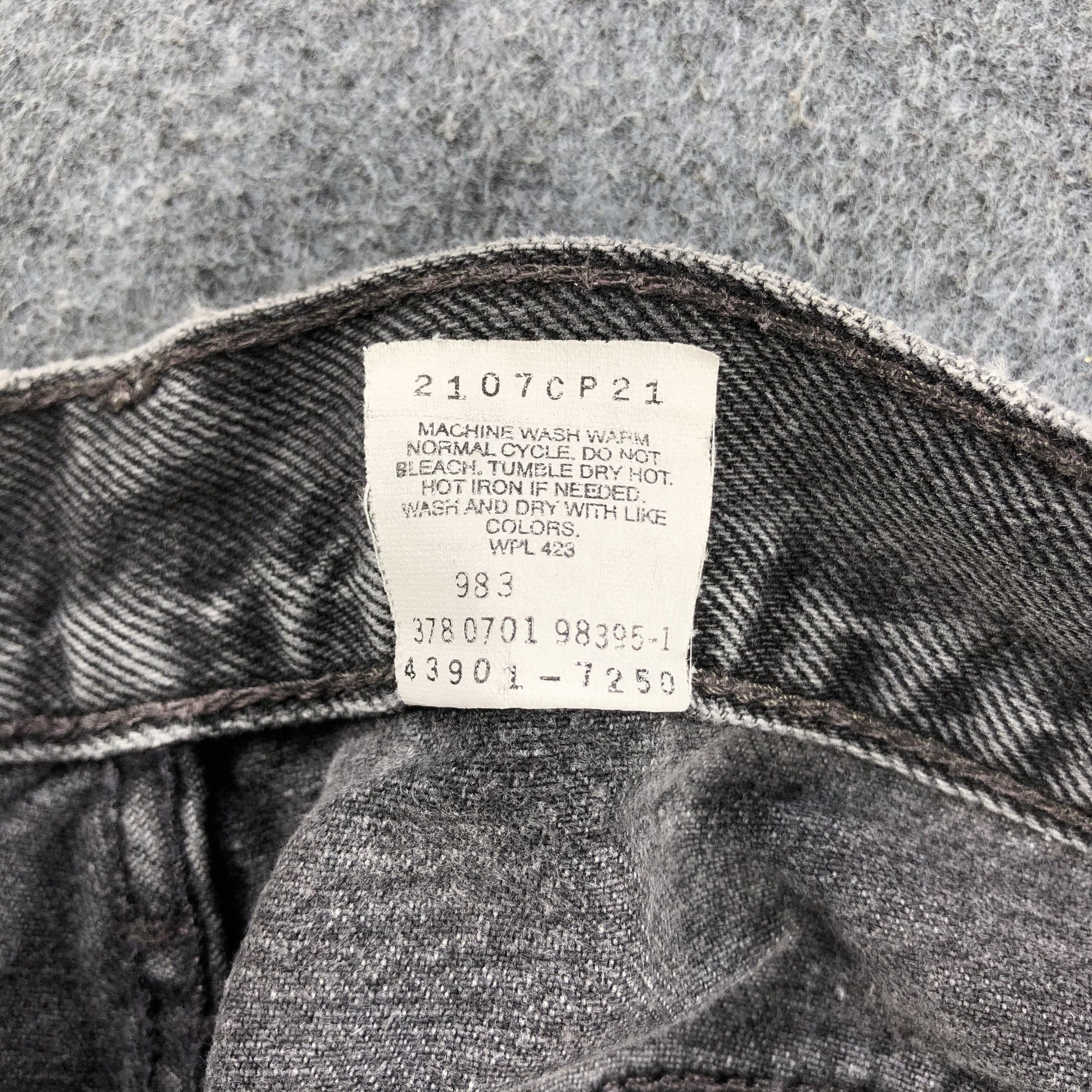 Levi's Vintage 90s Ripped Levis Earth Tone Jeans-J1584 Size US 36 / EU 52 - 13 Thumbnail