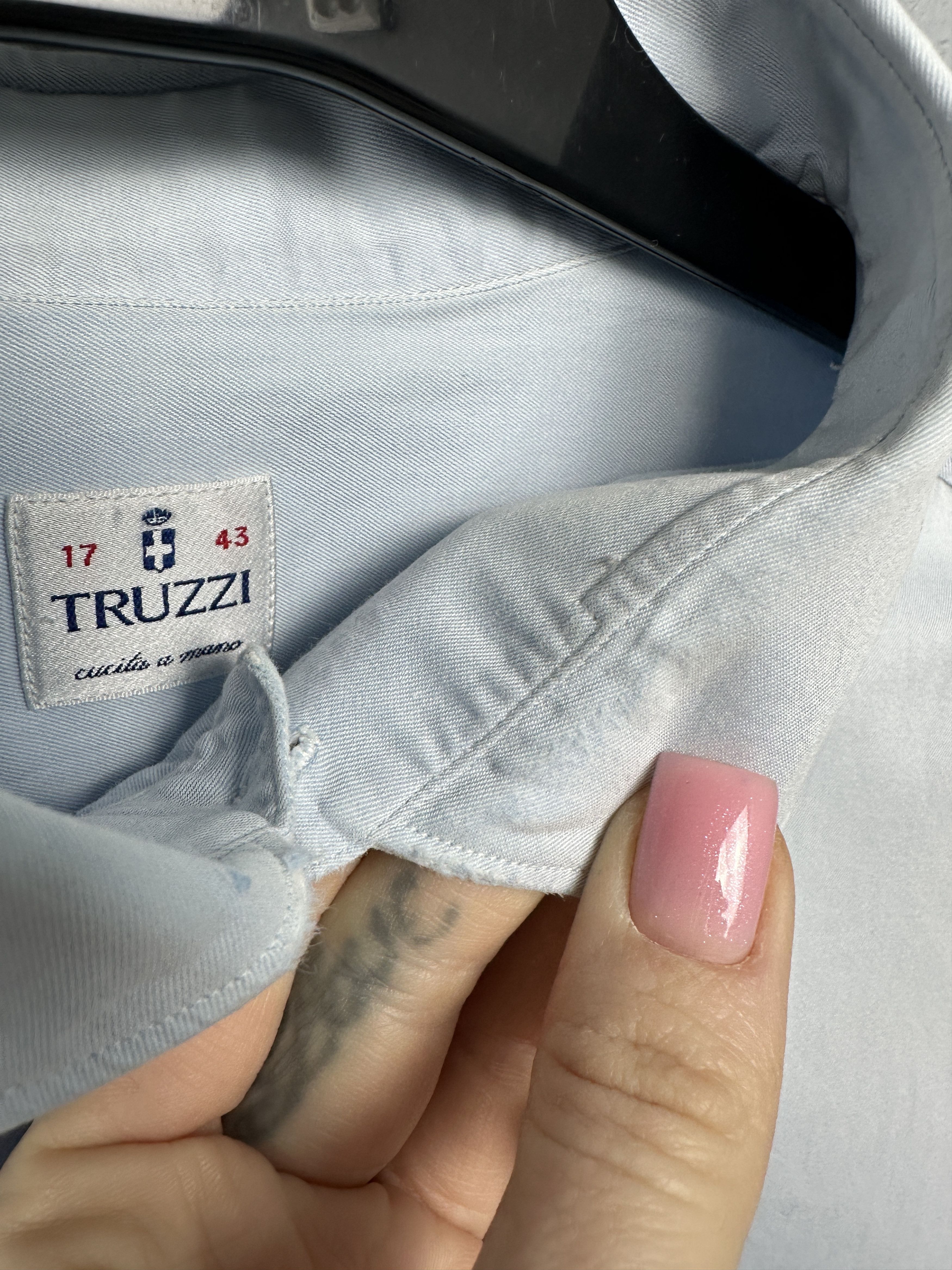 Other Truzzi Mens Long Sleeve Shirt Size US XL / EU 56 / 4 - 5 Thumbnail