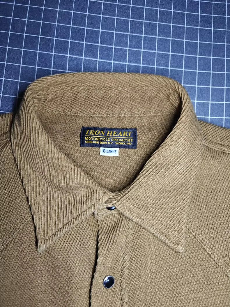 Iron Heart Iron Heart Soft twill fabric 14oz two-color western shirt Size US XL / EU 56 / 4 - 3 Thumbnail