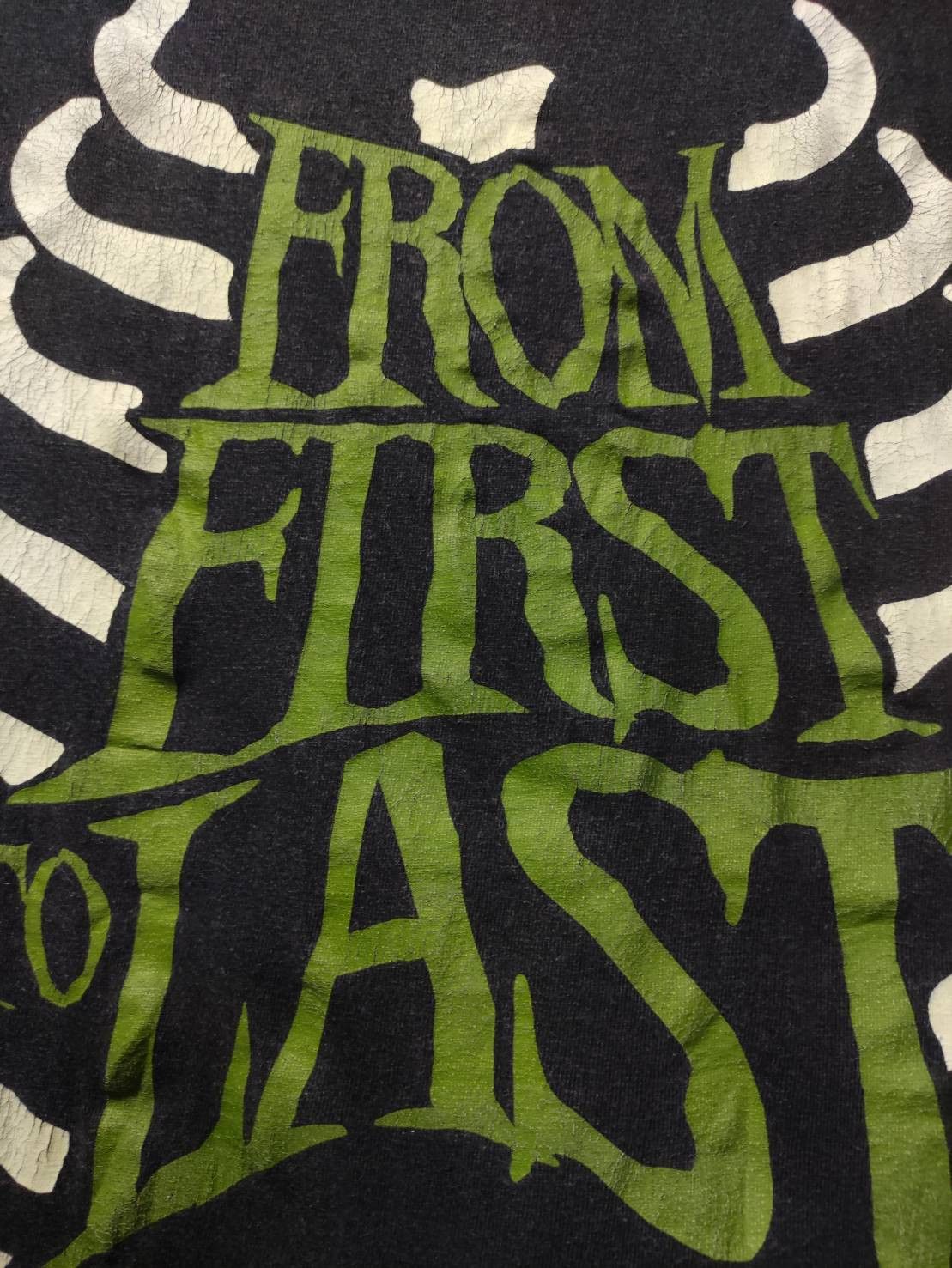 Band Tees Rare! Vtg 00's From First To Last Band " Ribcage " T-Shirt Size US S / EU 44-46 / 1 - 3 Thumbnail