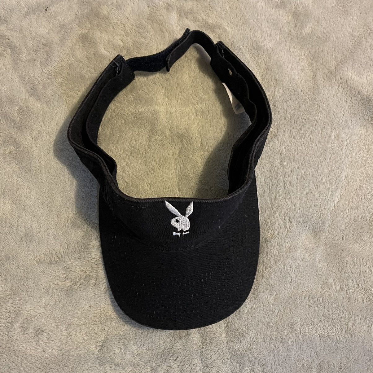 Other Playboy Hat Adult One Size Black Adjustable Cap Lightweight Size ONE SIZE - 4 Thumbnail