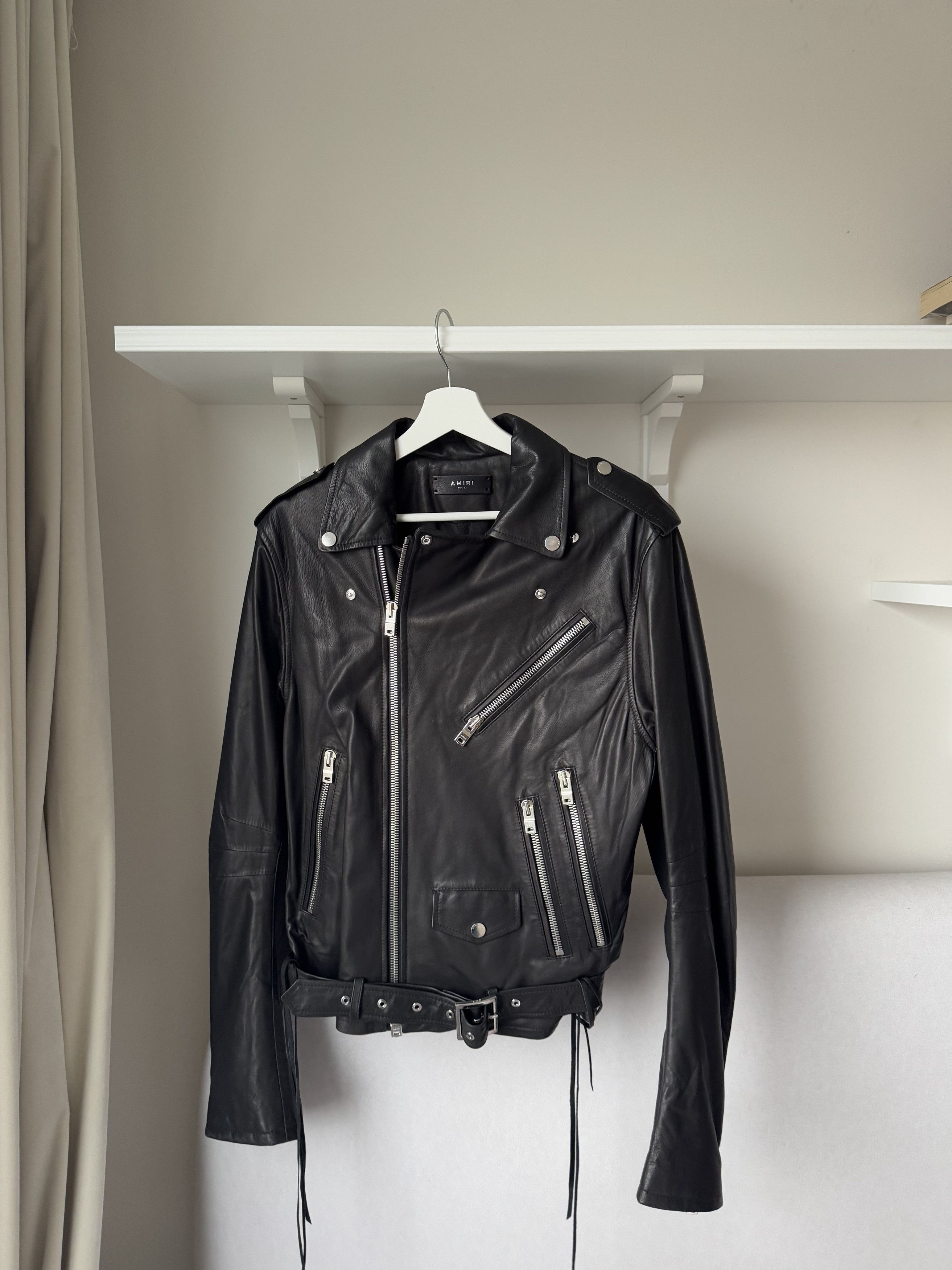 Amiri Amiri leather jacket Size US M / EU 48-50 / 2 - 5 Thumbnail