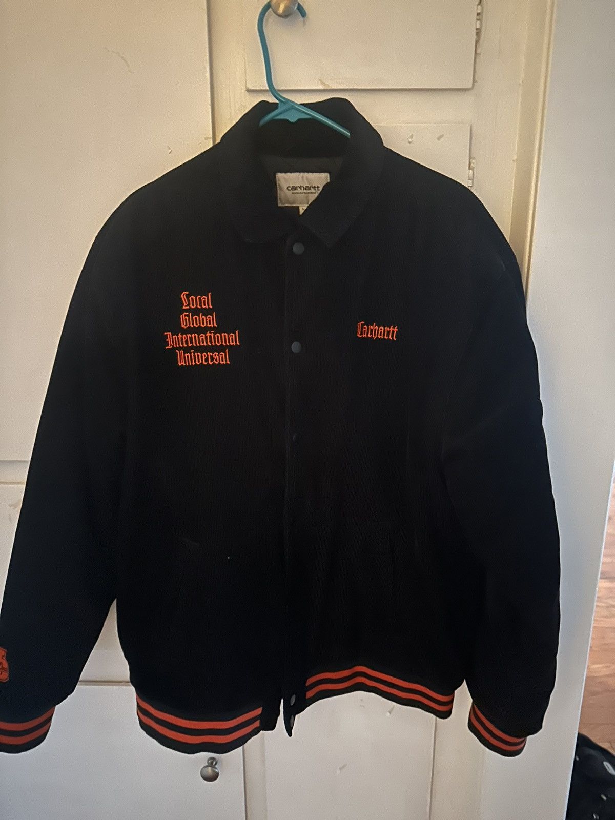Carhartt Wip Carhartt Wip Letterman Jacket Black Size US L / EU 52-54 / 3 - 1 Thumbnail