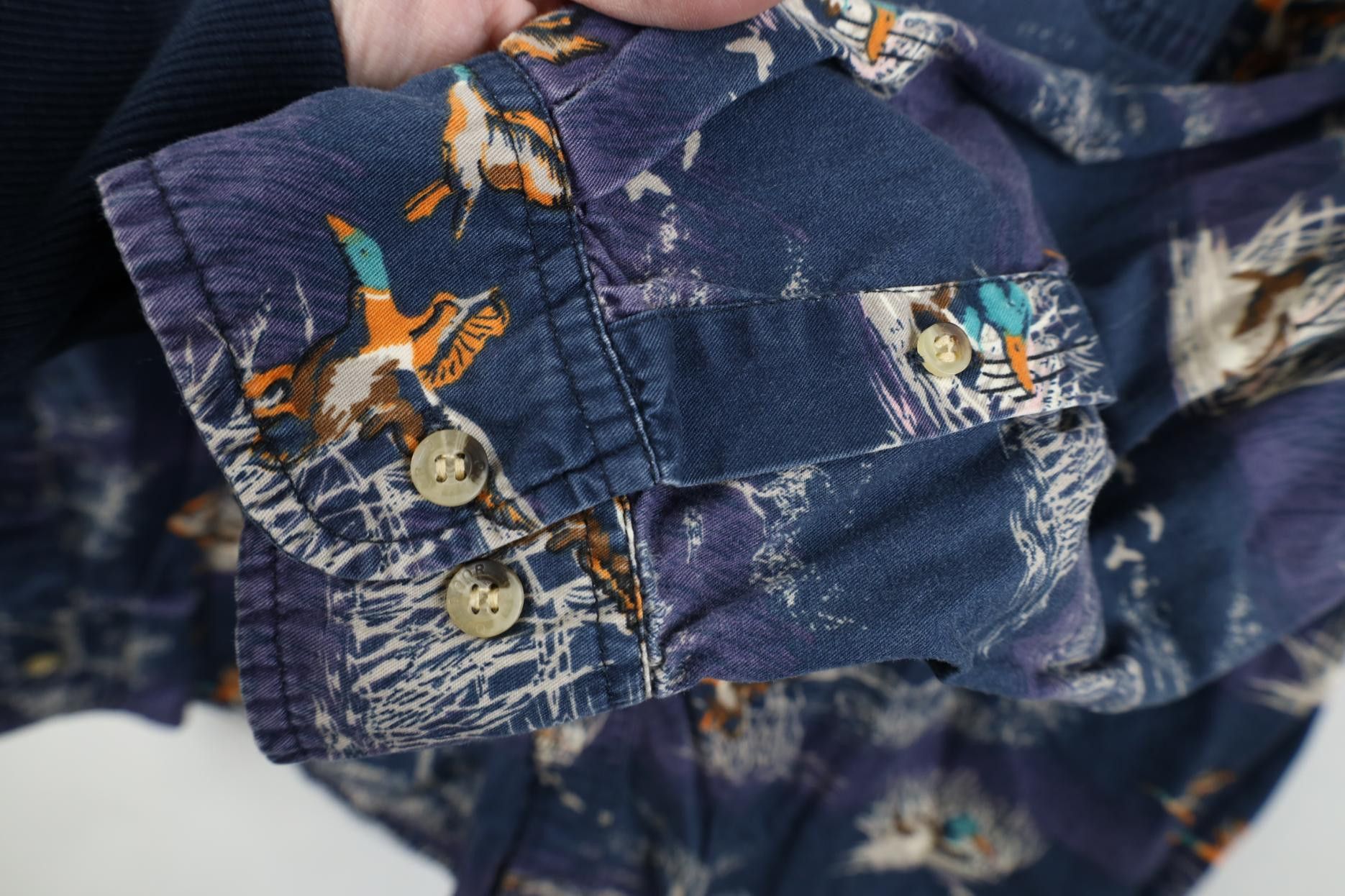 Vintage Vintage 90s Y2K Streetwear All Over Print Button Down Shirt Size US L / EU 52-54 / 3 - 4 Thumbnail