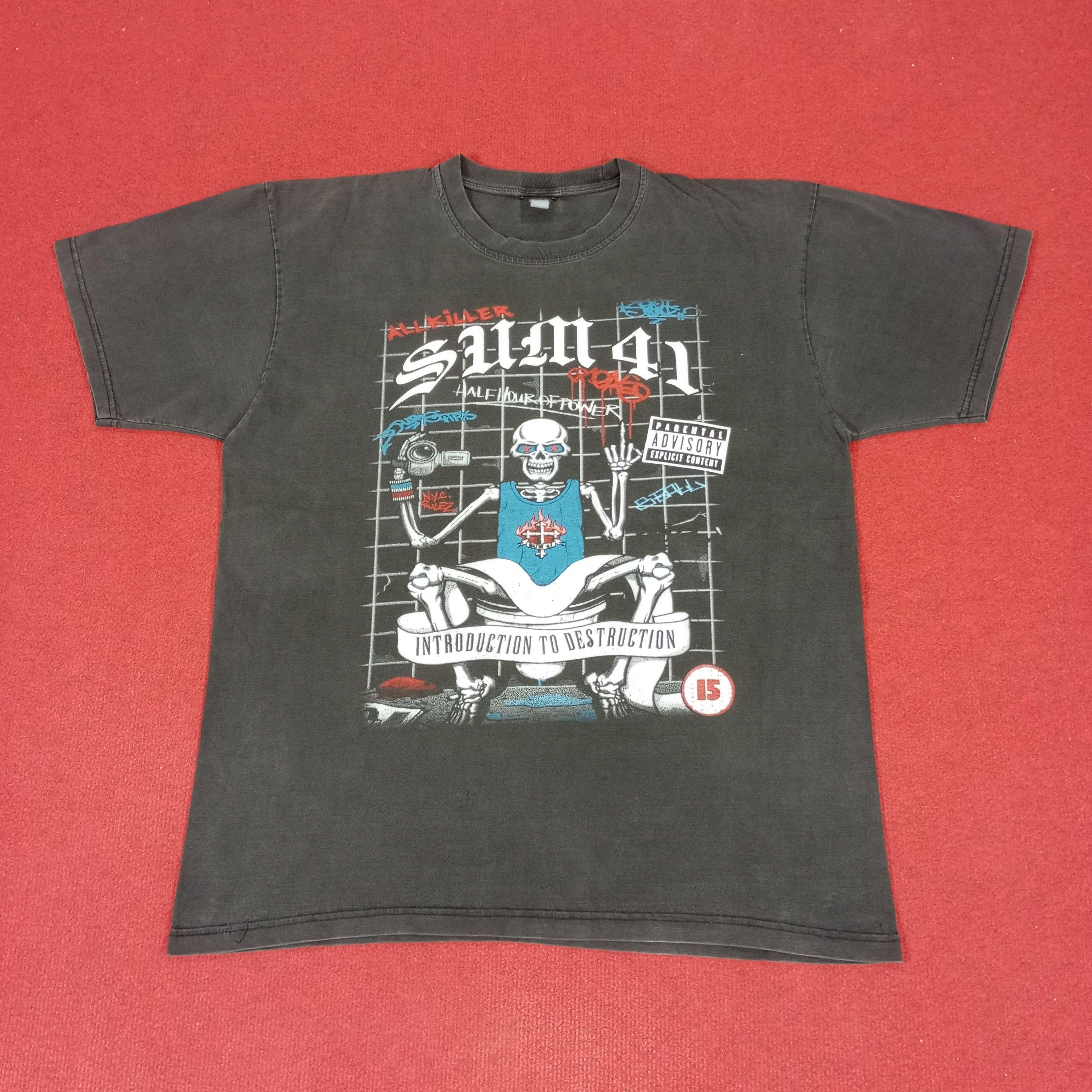 Band Tees × Vintage Sum 14 Rock Band Music Streetwear Style Tshirt Size US XL / EU 56 / 4 - 1 Thumbnail