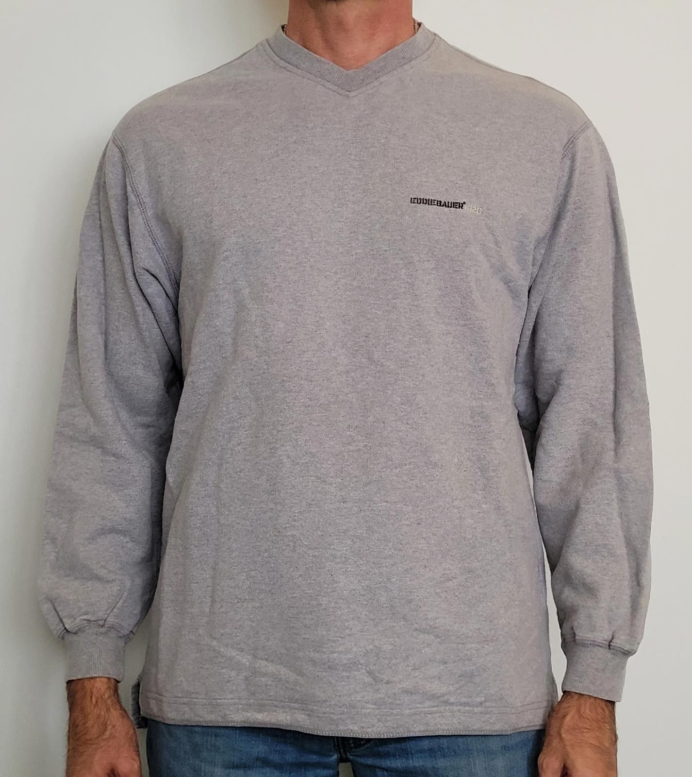 Eddie Bauer Eddie Bauer Men's Small Sweatshirt Gray - 1920 Line Size US S / EU 44-46 / 1 - 1 Thumbnail