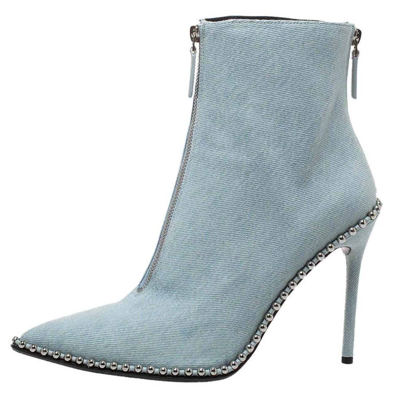 Alexander Wang Alexander Wang Eri Studded Ankle Booties Size US 8 / IT 38 - 1 Thumbnail