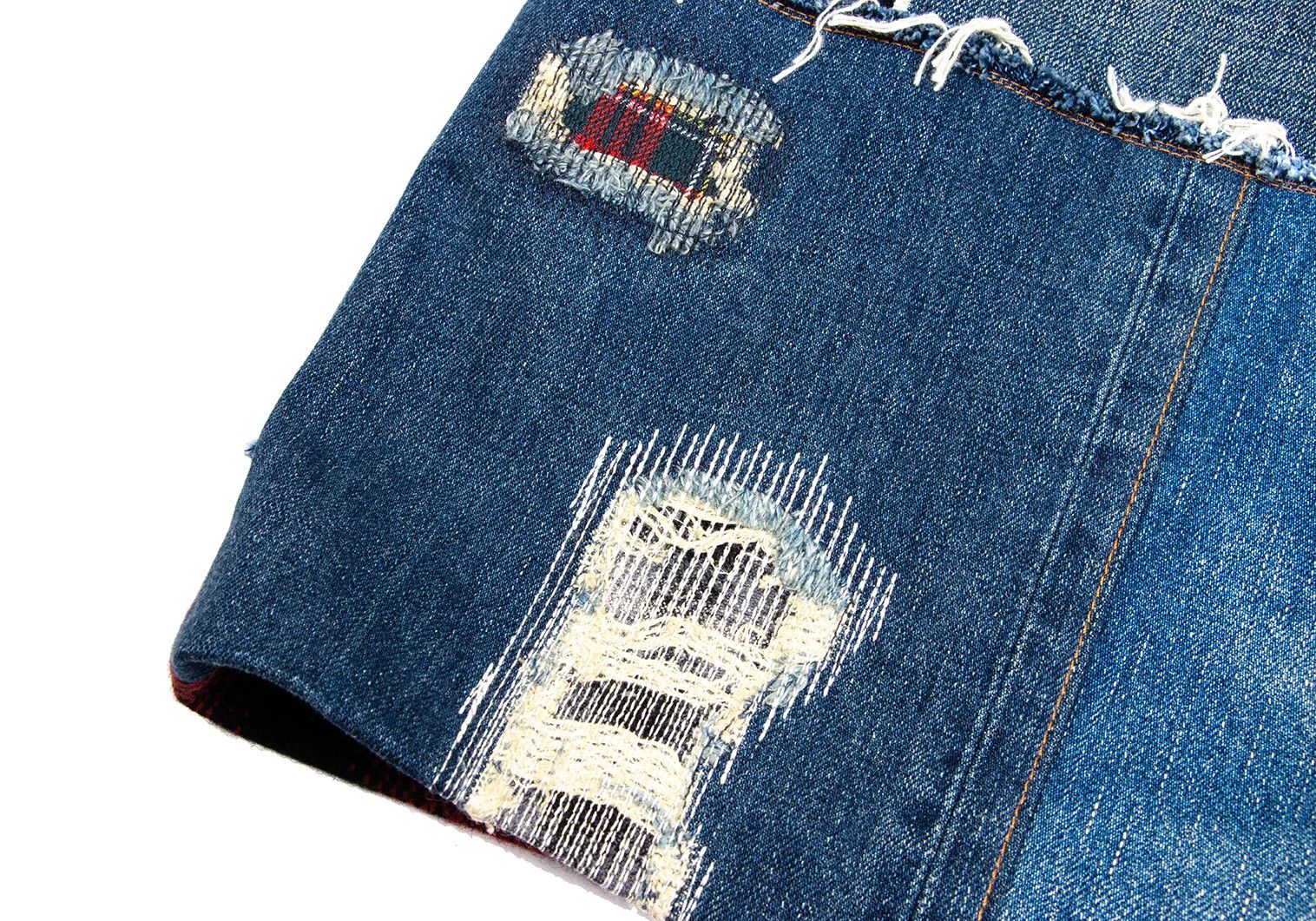 Junya Watanabe Patchwork Denim Coat in Indigo and Other Colors, XS Size US XS / EU 42 / 0 - 12 Thumbnail