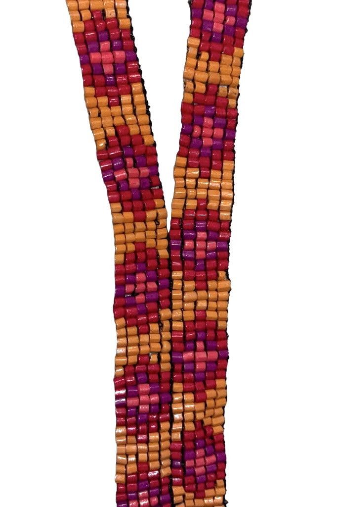 Vintage Vintage Huichol Beaded Metal Fringe 90’s Lariat by Sundance Size ONE SIZE - 10 Thumbnail