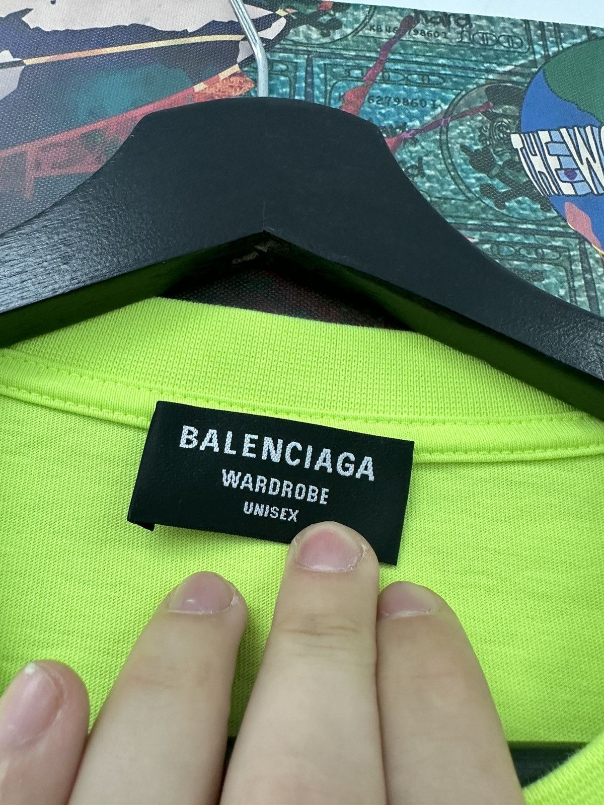 Balenciaga Balenciaga Uniform T Shirt Neon Size US M / EU 48-50 / 2 - 2 Thumbnail