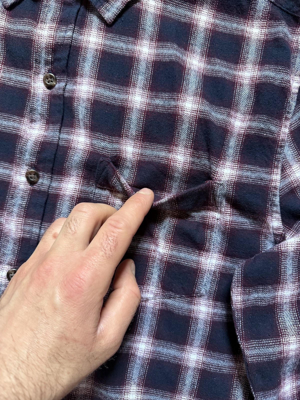 Other Hawker Rye Windsor Wine Plaid Shirt Size US L / EU 52-54 / 3 - 3 Thumbnail