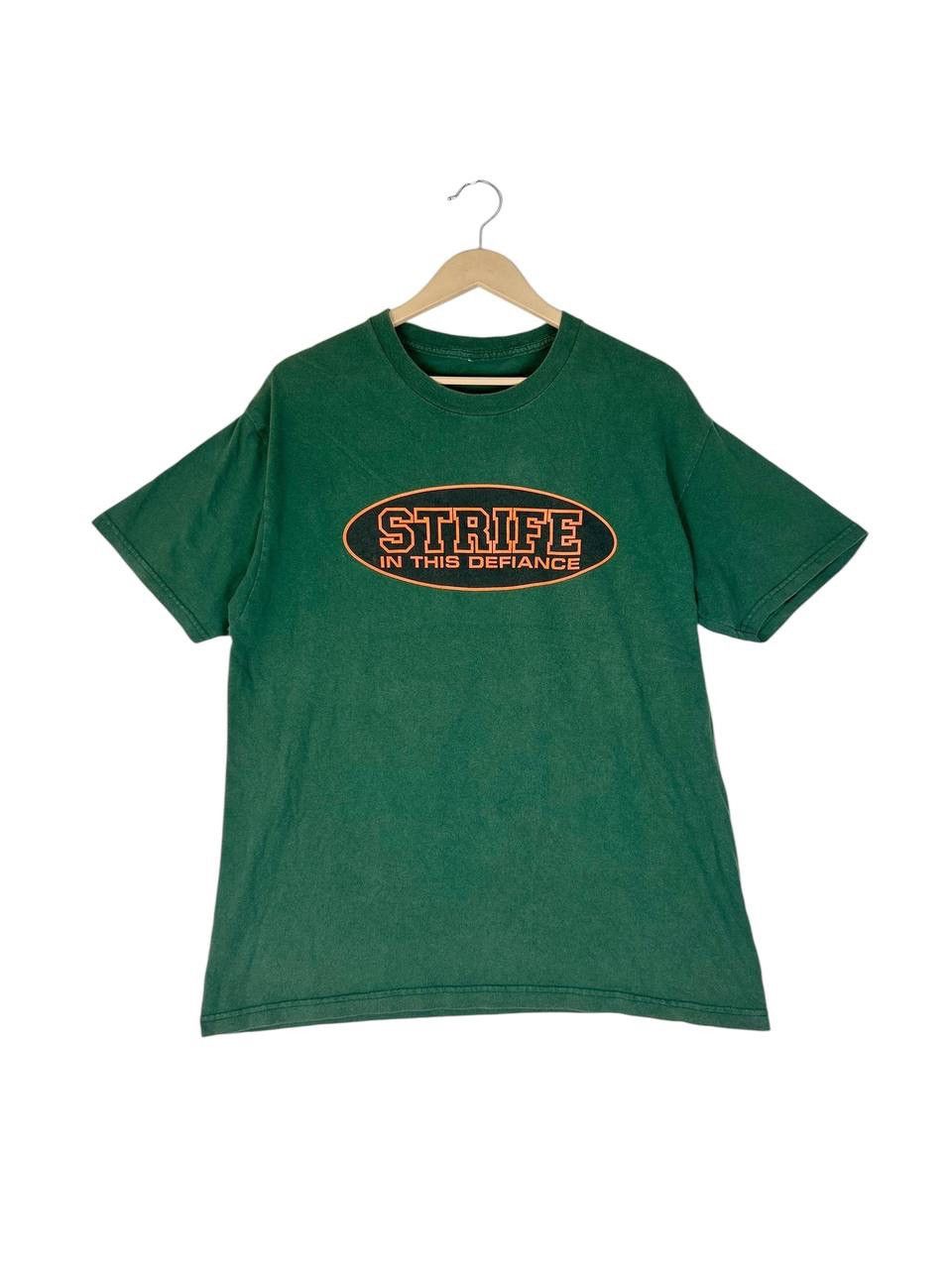 Band Tees Vintage Y2K Strife “In This Defiance” Album Promo t shirt Size US L / EU 52-54 / 3 - 2 Thumbnail