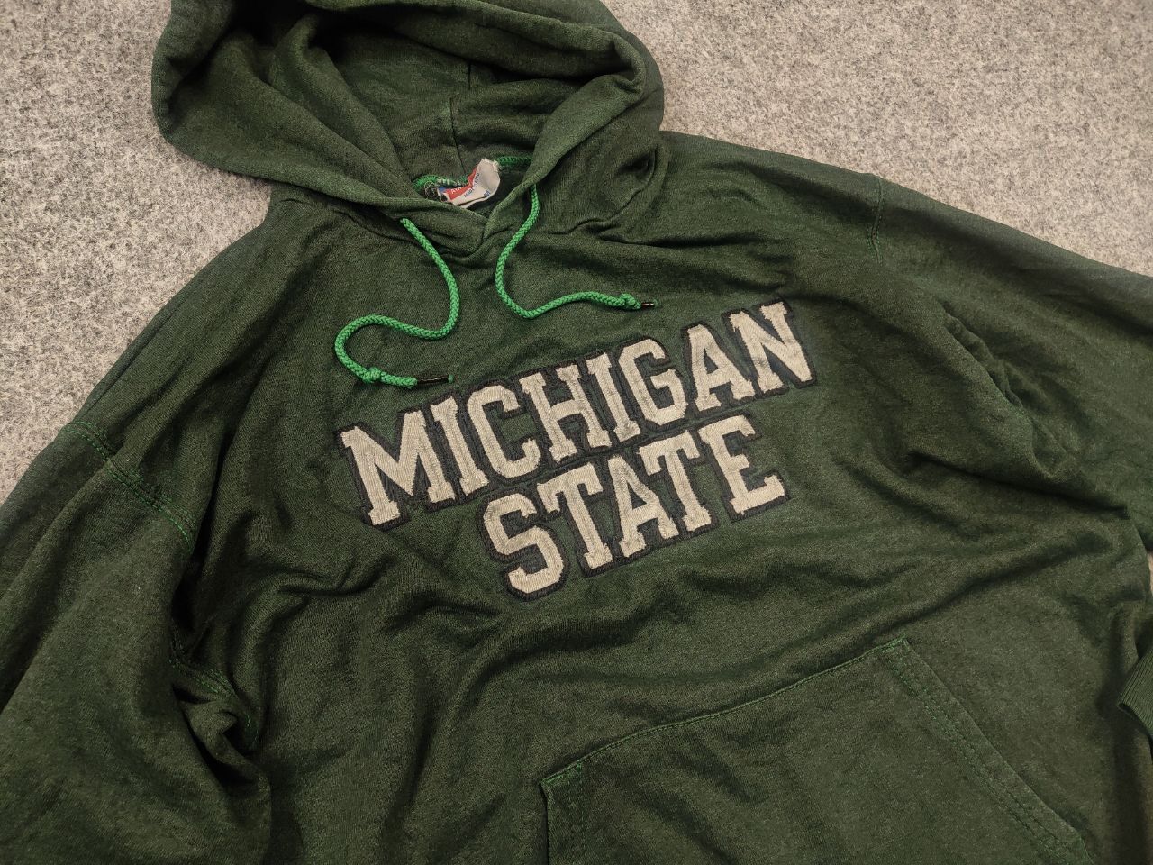 Champion Champion Vintage Michigan state USA Green Hoodie Sweatshirt Size US M / EU 48-50 / 2 - 7 Thumbnail