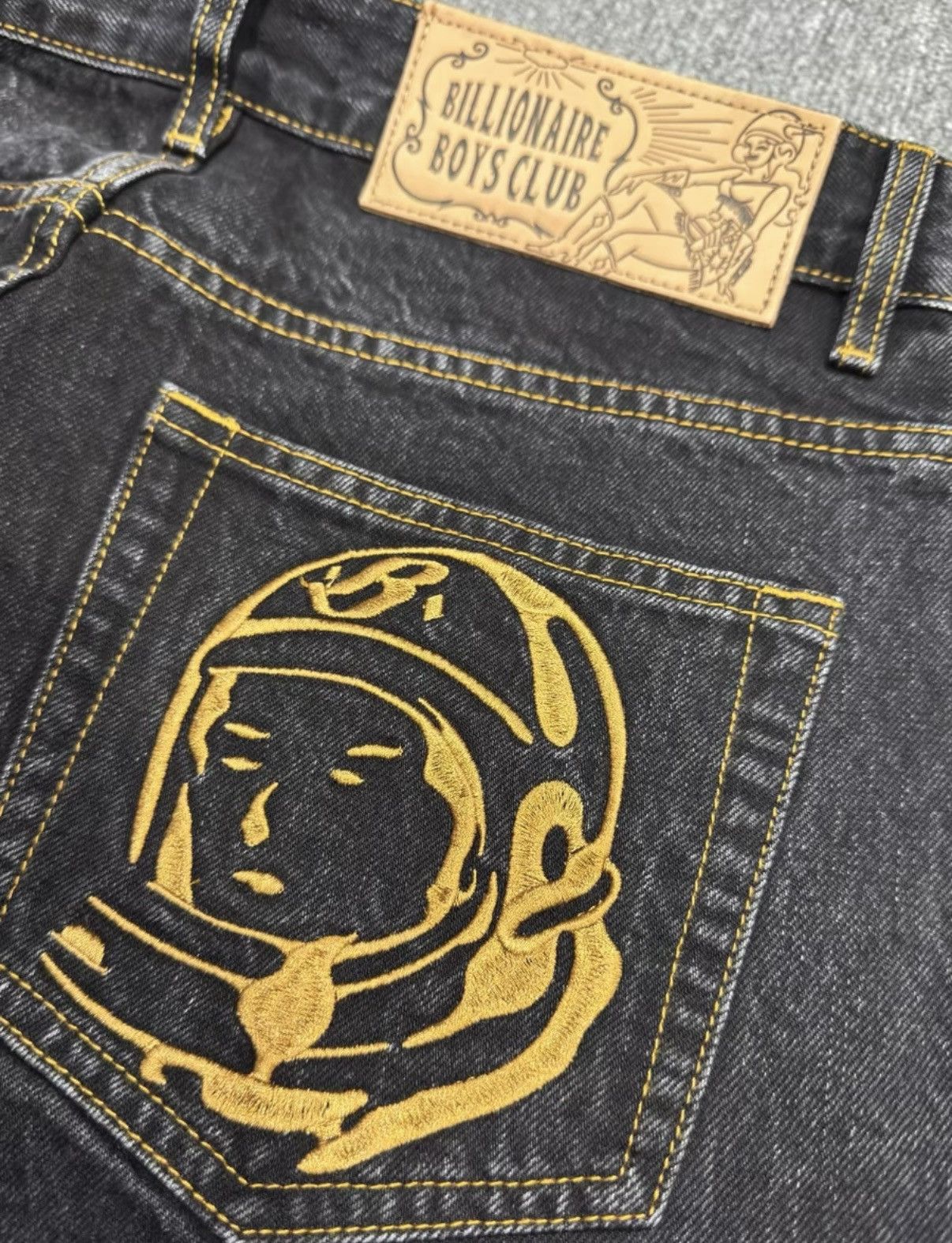 Billionaire Boys Club Embroidered Jeans Black Billionaire Boys Club Size US 30 / EU 46 - 5 Thumbnail