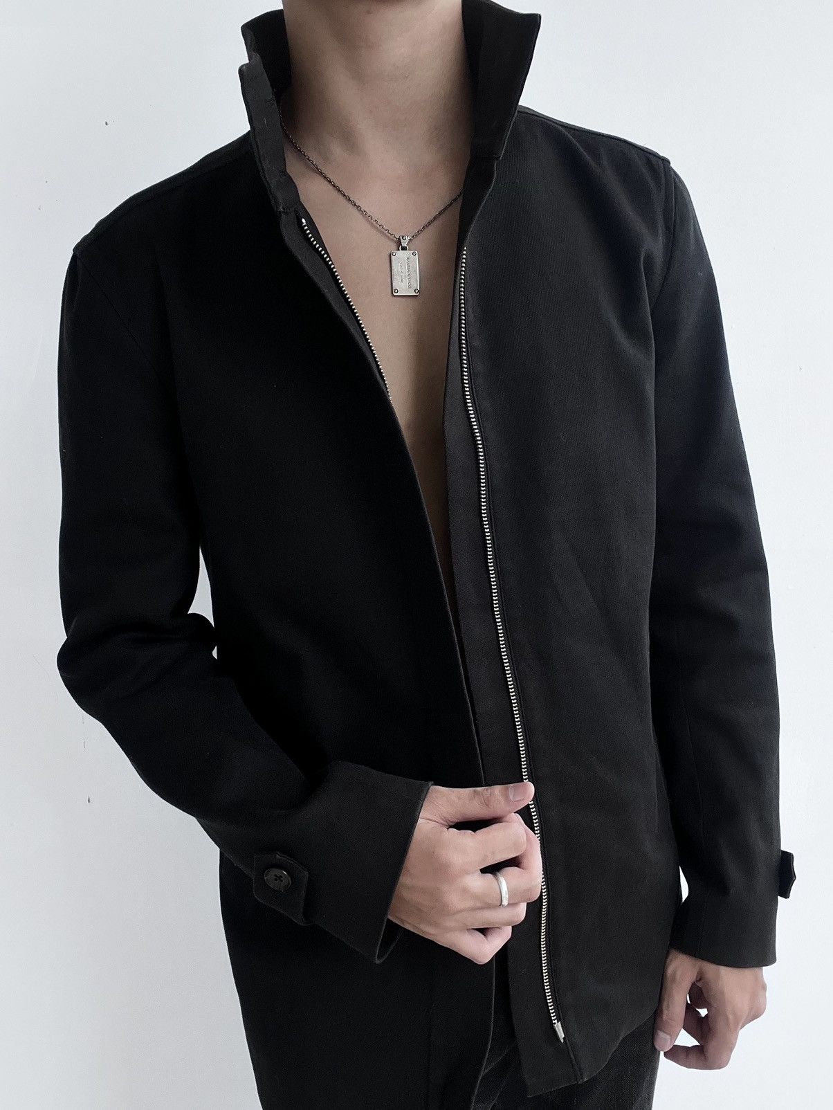 Yohji Yamamoto FW05 Ined Homme Minimalist Stand Collar Jacket Size US L / EU 52-54 / 3 - 2 Thumbnail